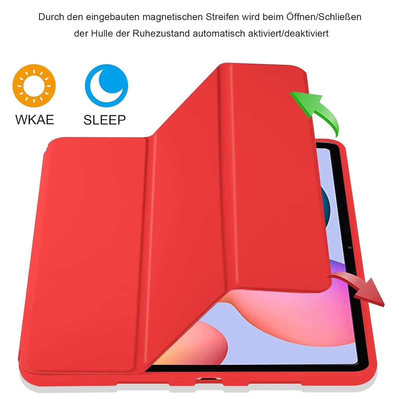 CoolGadget Tablet-Hülle Smart Cover für Samsung Galaxy Tab A7 10.4 T500 27,9 cm(11,0 Zoll), Schutz Tasche aufstellbar mit Stift Halter für Galaxy Tab A7 10.4 T500