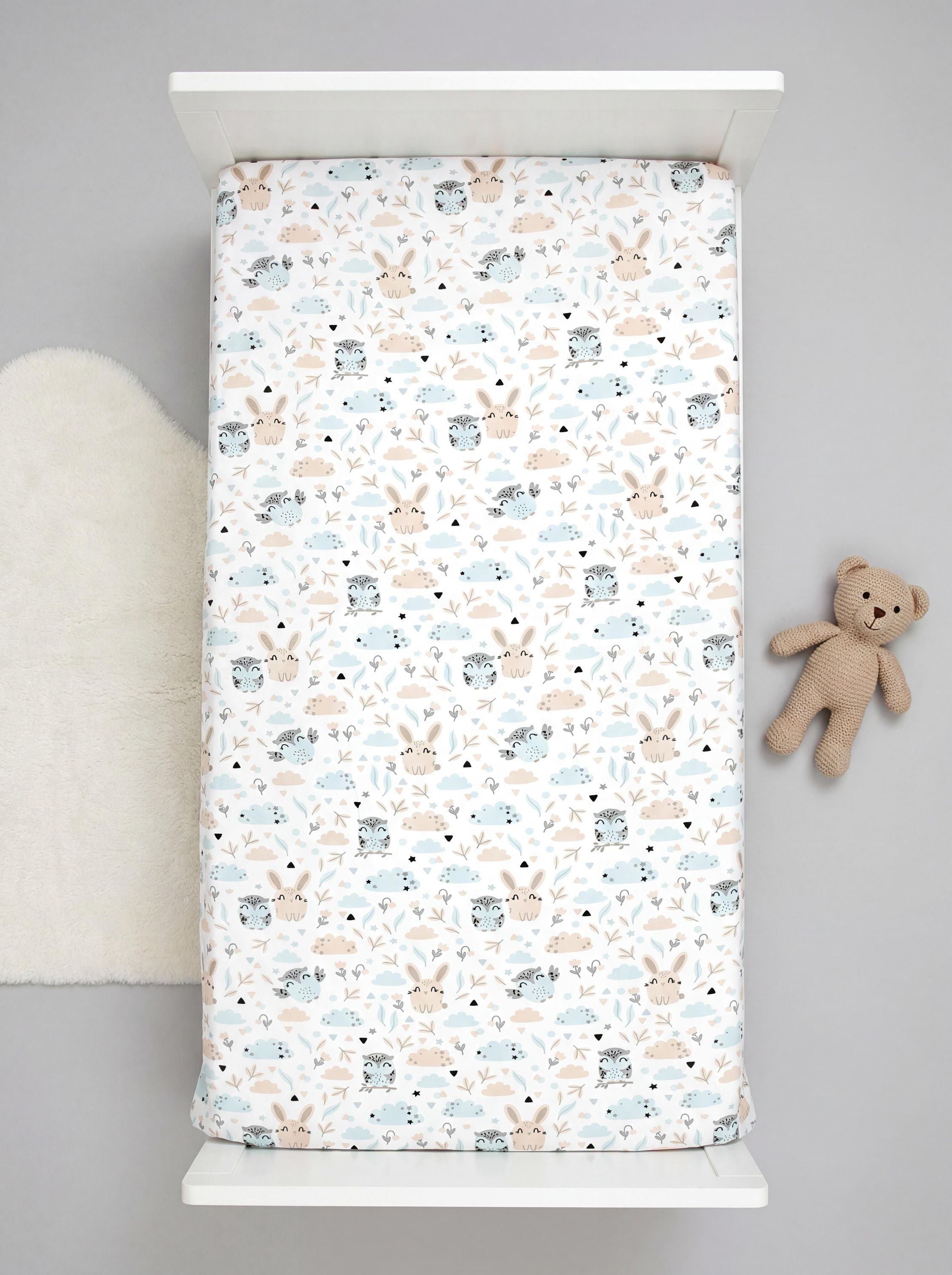 TupTam Spannbettlaken Baby Spannbettlaken Spannbetttuch für Babybett Kinderbett 2er Pack