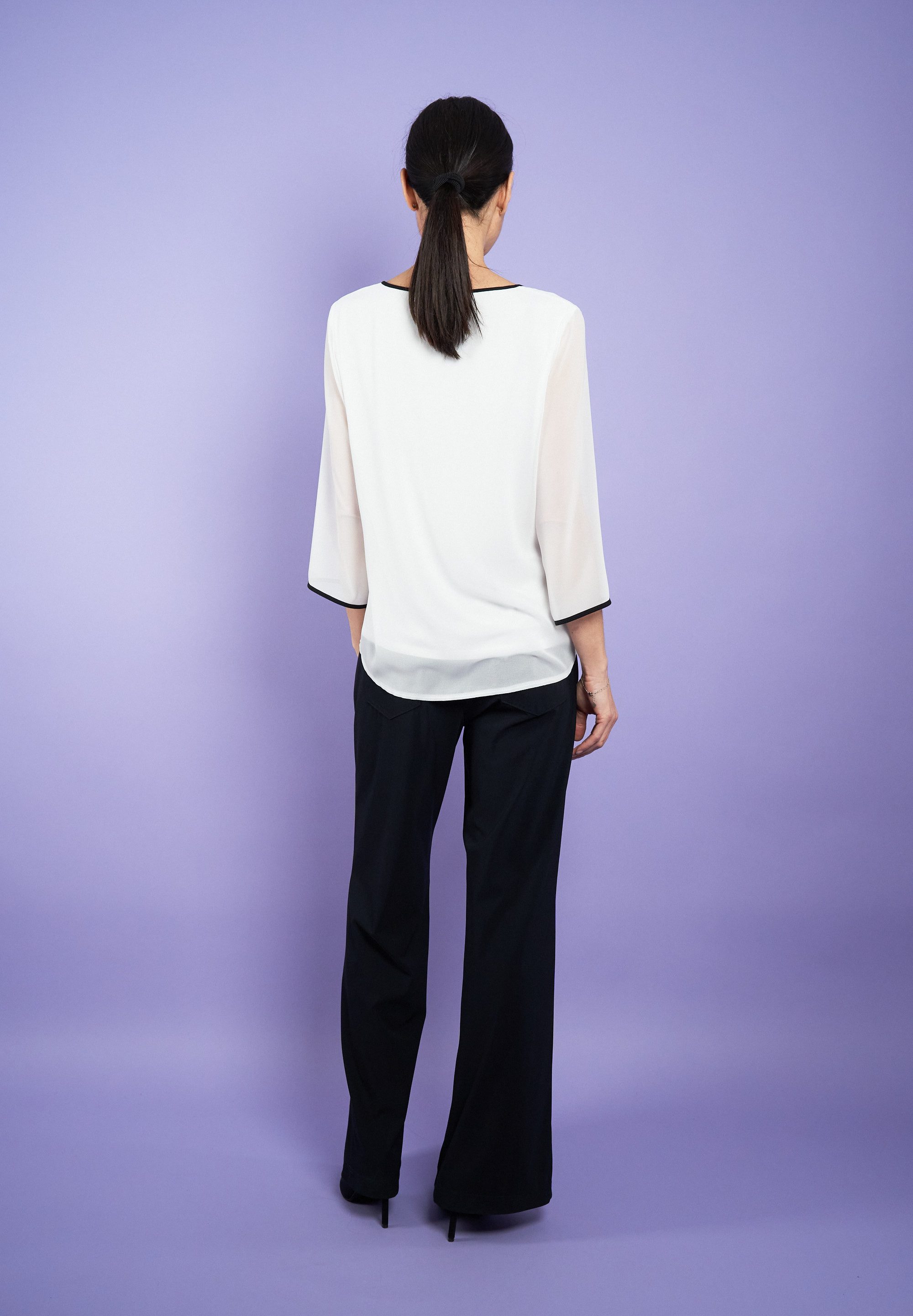 Seidel Moden Chiffonbluse 3/4 -Arm mit günstig online kaufen