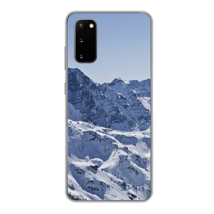 MuchoWow Handyhülle Alpen - Berg - Schnee Phone Case Handyhülle Samsung Galaxy S20 Silikon Schutzhülle
