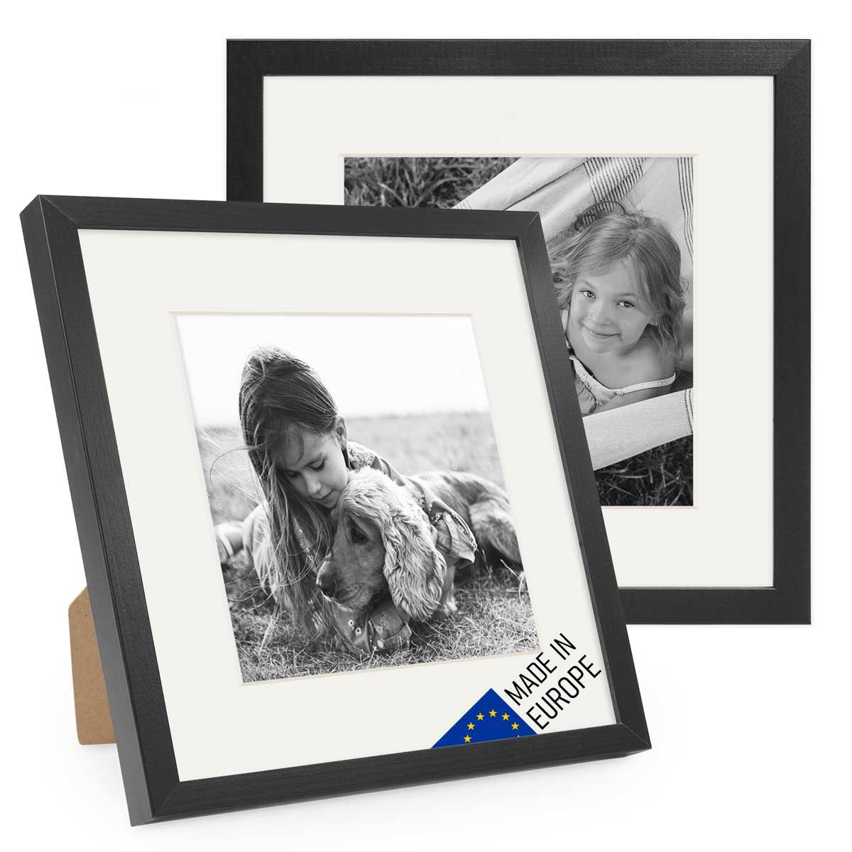 PHOTOLINI Bilderrahmen 2er Set Echtholz mit günstig online kaufen