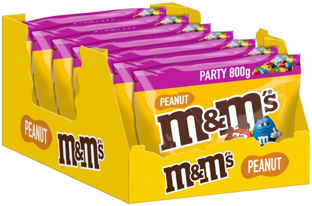 M&M's Süßigkeit M&M'S Peanut 7x800g