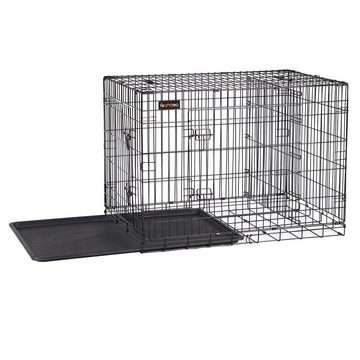 FEANDREA Hundekäfig Hundebox, 2 Türen, 122 x 74,5 x 80,5 cm