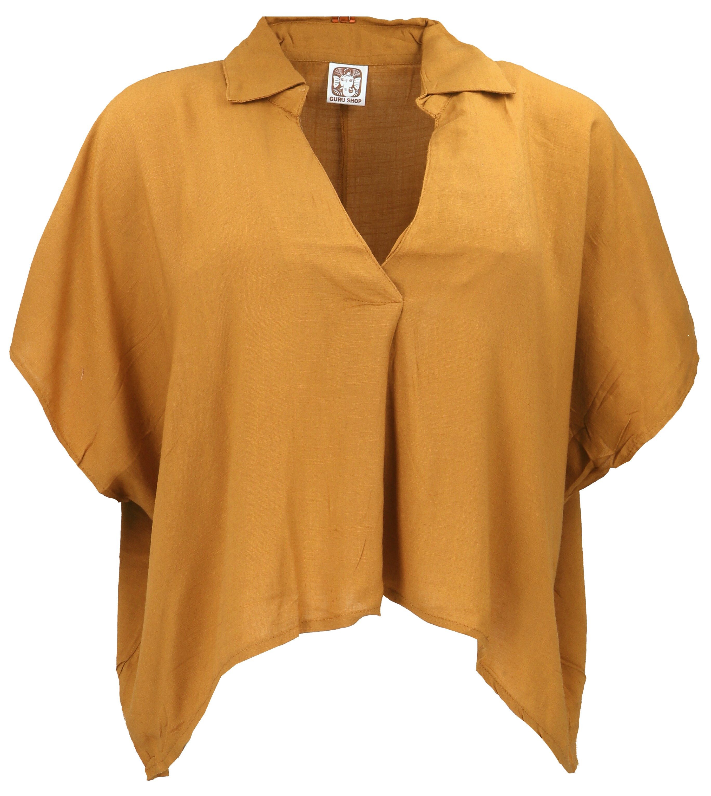 Guru-Shop Longbluse Weites Boho Blusentop mit Fledermausärmeln,.. alternati günstig online kaufen