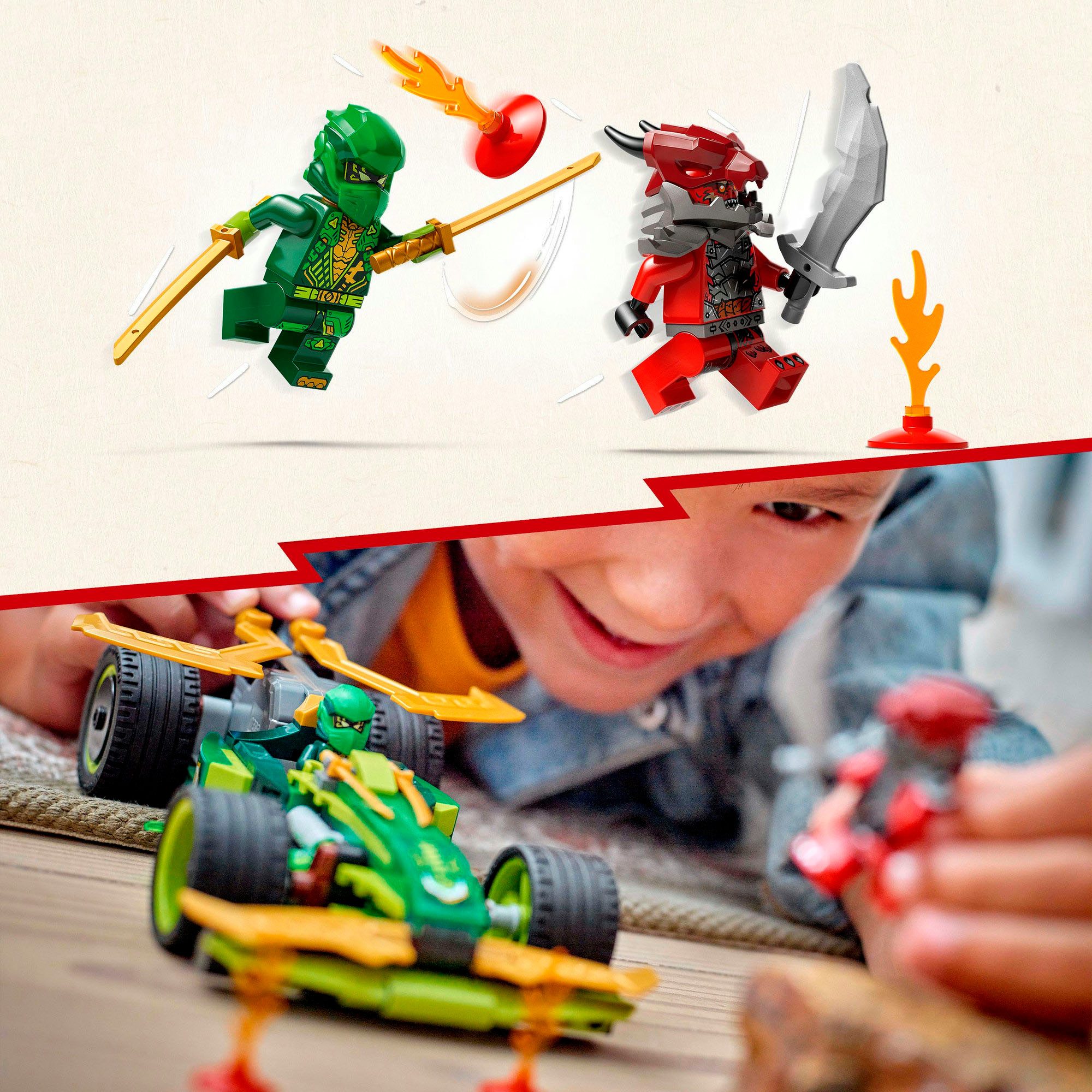 LEGO® Lloyds Actionflitzer (71828), LEGO Ninjago Konstruktionsspielsteine, (181 St), Made in Europe – Bild 5 von 5