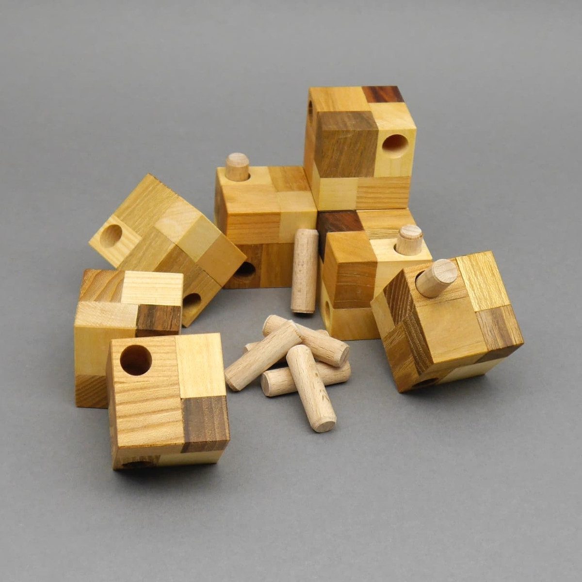 ROMBOL Denkspiele Spiel TRIMAJ CUBE 3H - schwieriges Geduldspiel, Knobelspiel, Denkspiel
