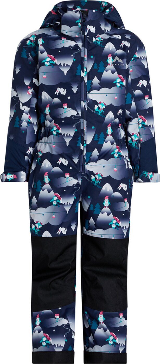 McKINLEY Skianzug KK.-Overall Toby T AOP/NAVY DARK/WHITE