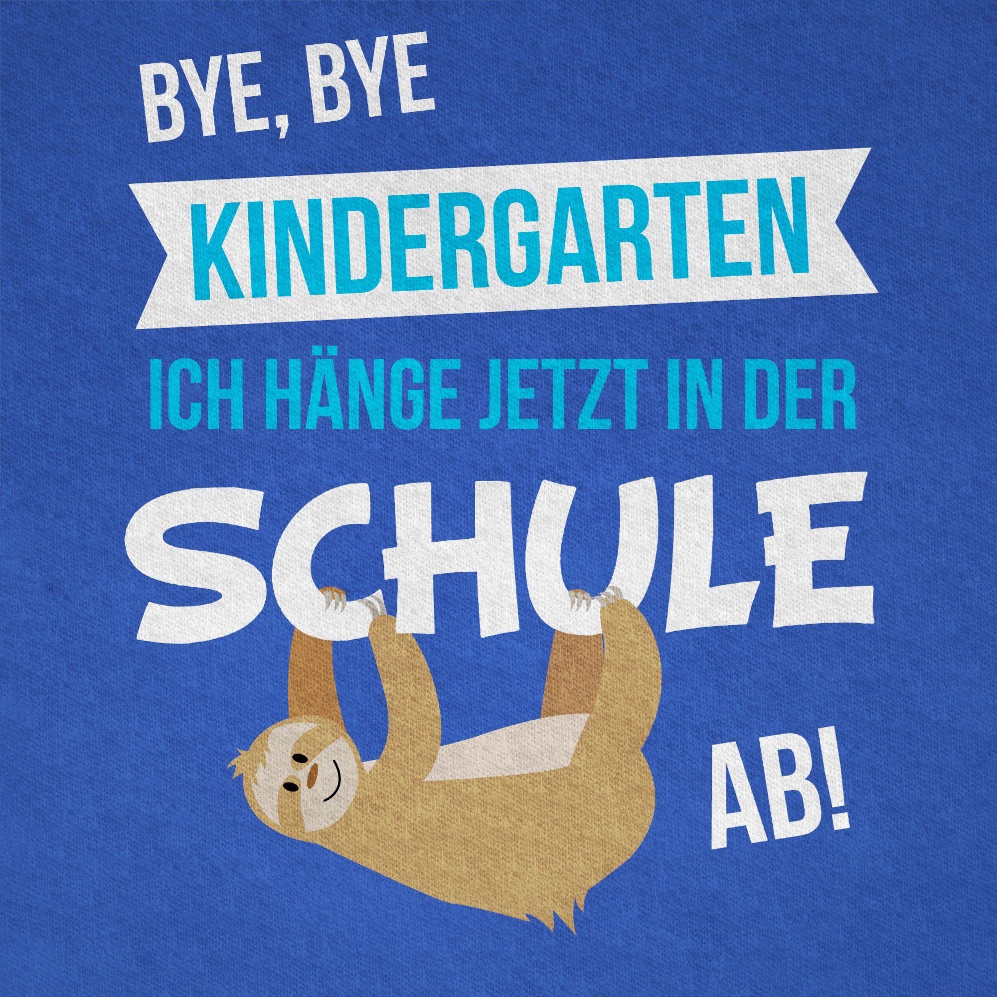 Kinder Kids (Gr. 92 - 146) Shirtracer T-Shirt Bye, Bye Kindergarten ich hänge jetzt in der Schule ab  - Schulkind Einschulung un