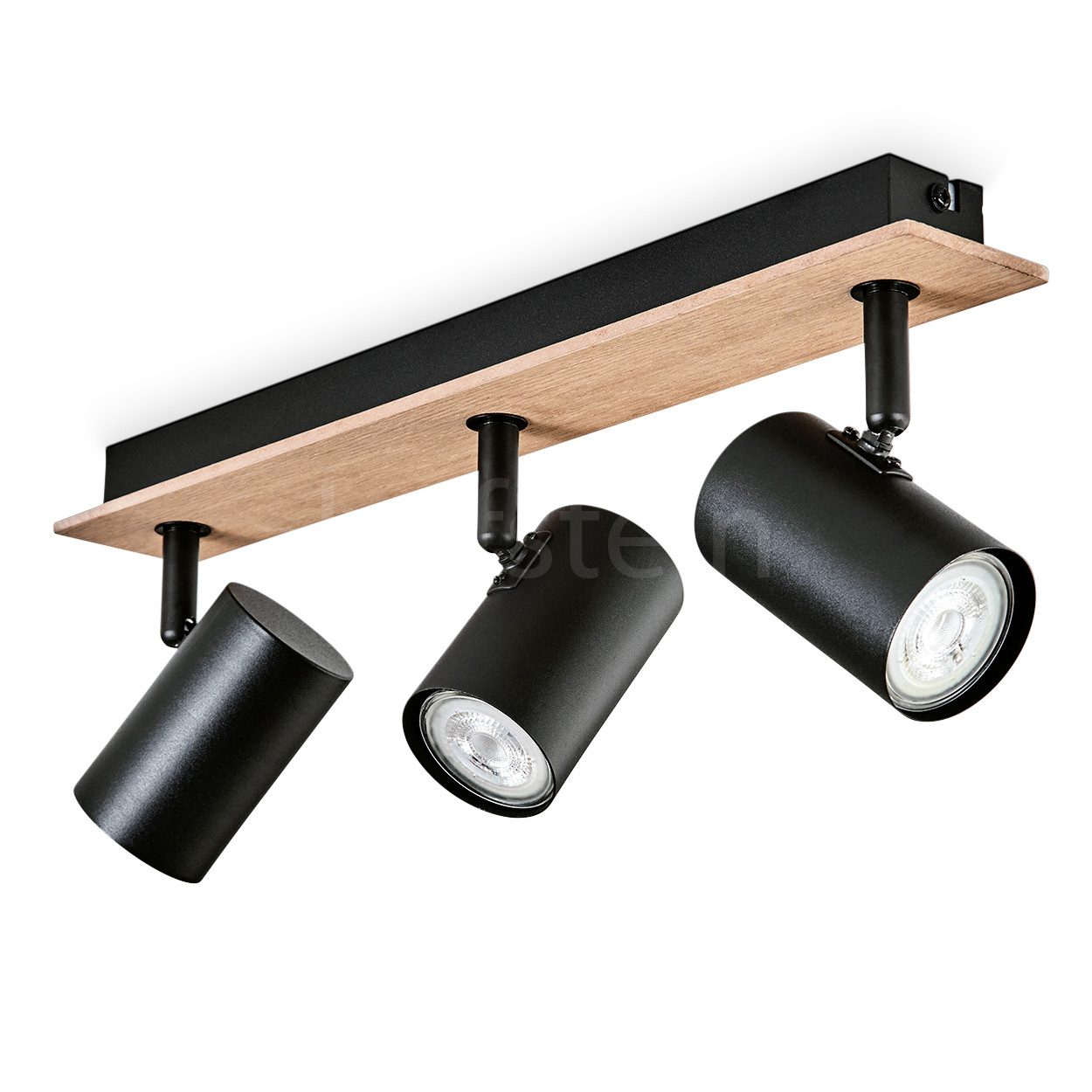 hofstein Deckenleuchte Deckenlampe aus Metall/MDF in günstig online kaufen