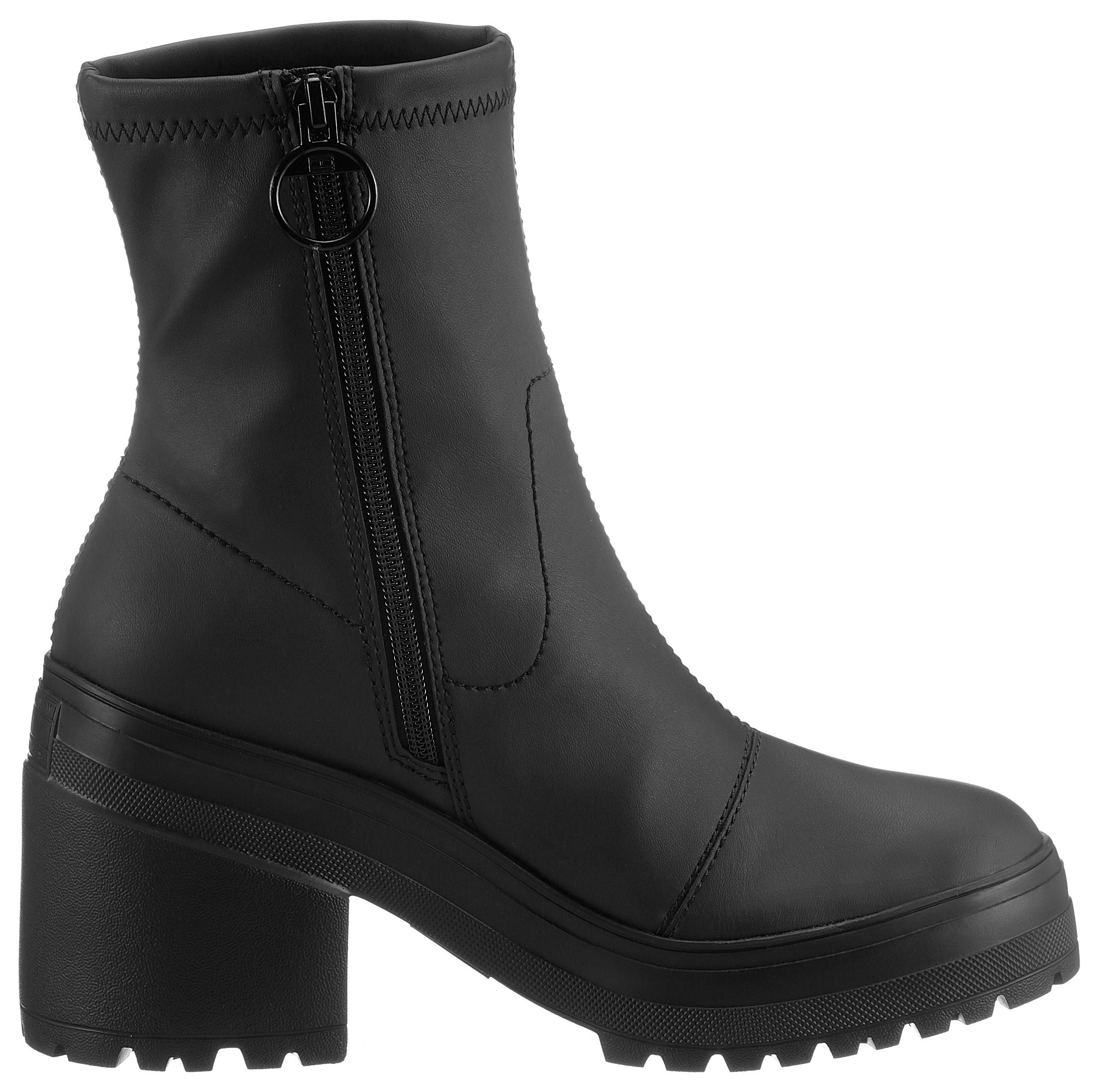 Tommy Jeans HEELED TOMMY mit Stiefelette JEANS profilierter Laufsohle BOOT