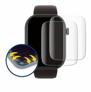 BROTECT Full-Screen Schutzfolie für Smartwatch IDW19 1.8", Displayschutzfolie, 2 Stück, 3D Curved klar