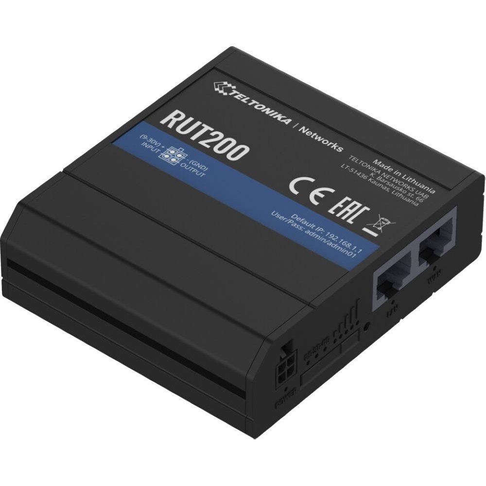RUT200 - LTE-Router - schwarz 4G/LTE-Router