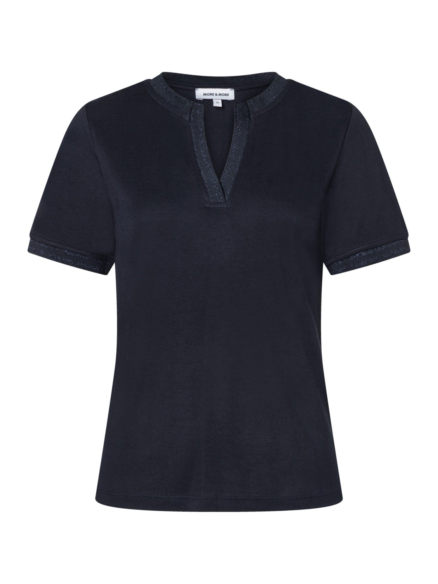 MORE&MORE Kurzarmshirt stylishes Kurzarmshirt