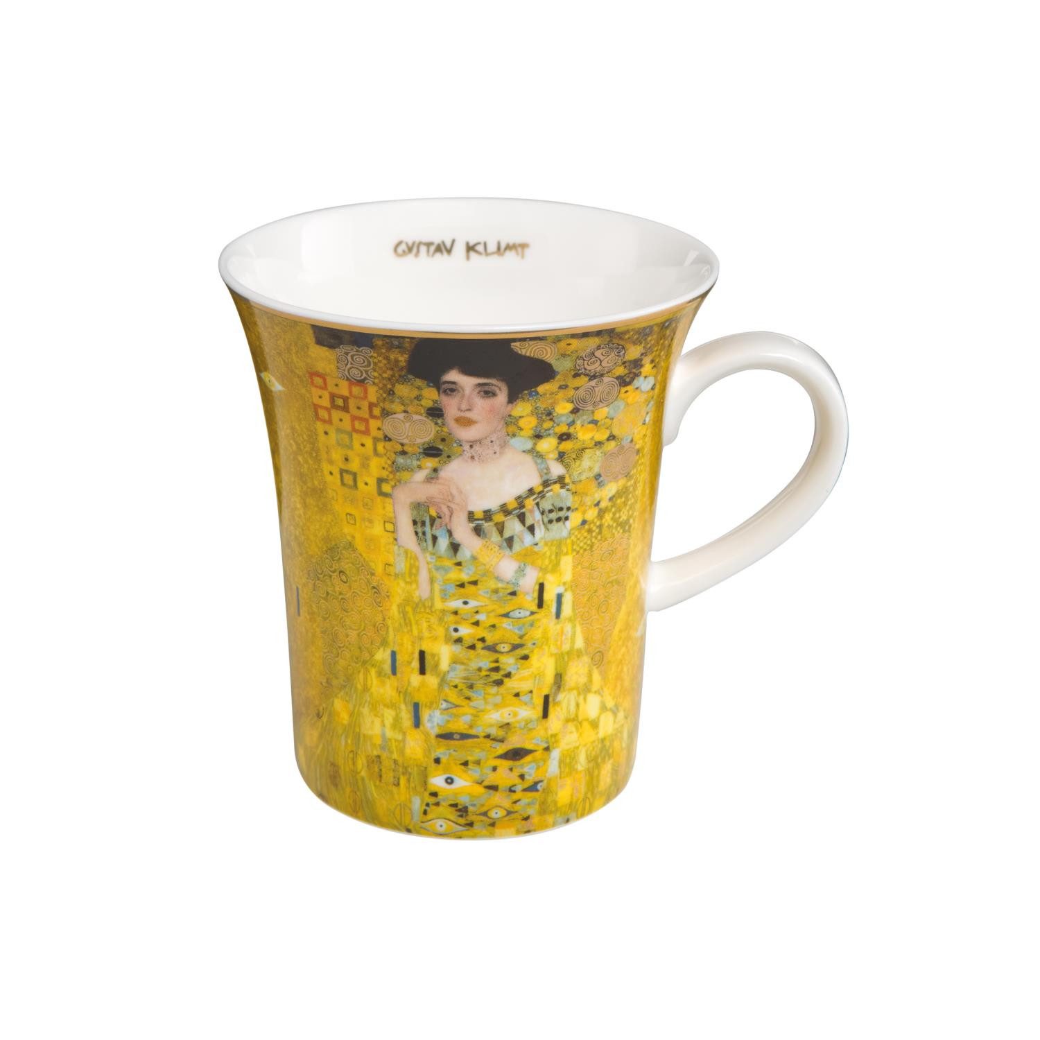 Goebel Tasse Gustav Klimt, Porzellan, Farbe: Gold, Motiv: Adele Bloch-Bauer