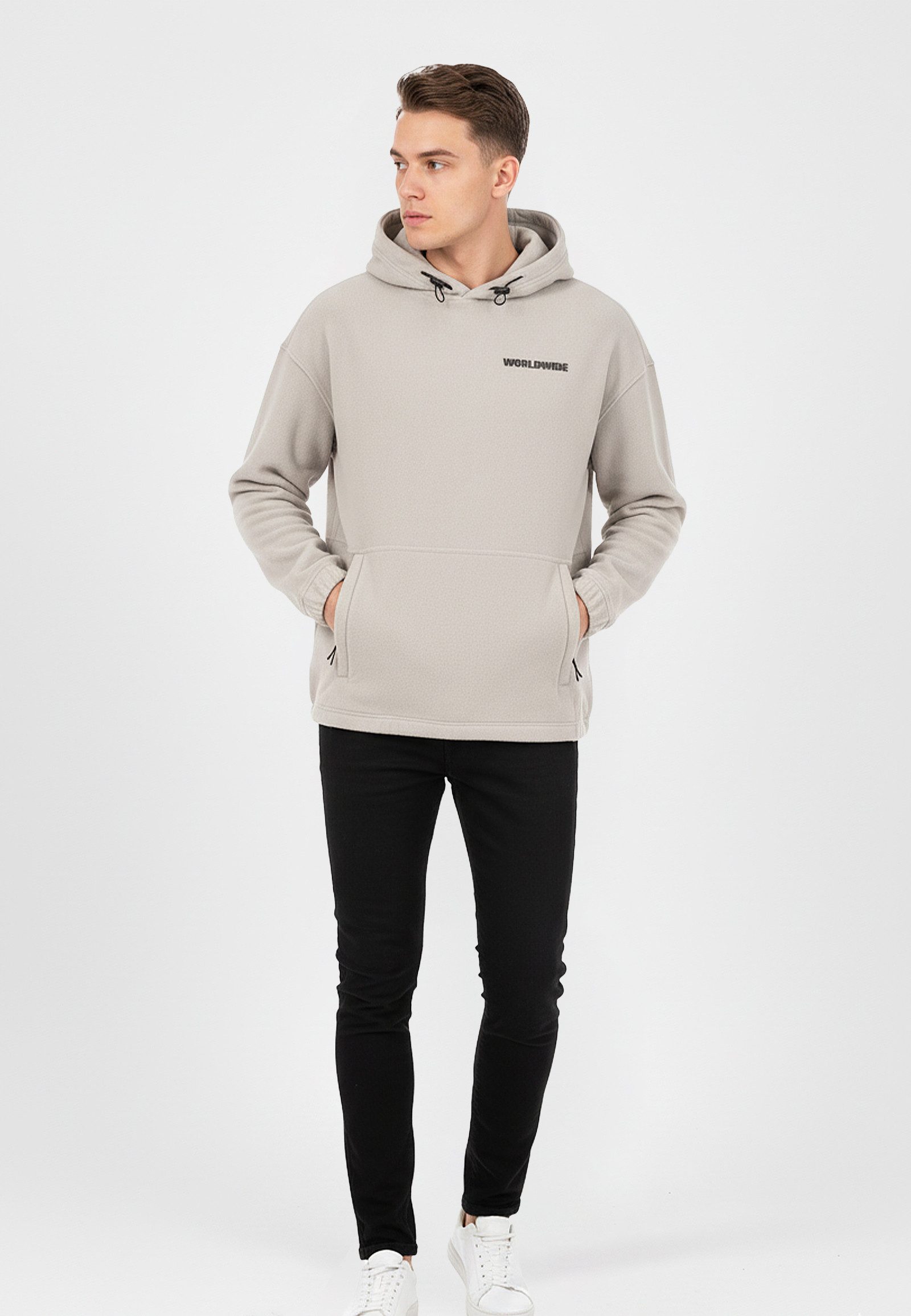 SUBLEVEL Hoodie Weicher Hoodie mit sportlichem Design (1-tlg) H20005M21487A günstig online kaufen