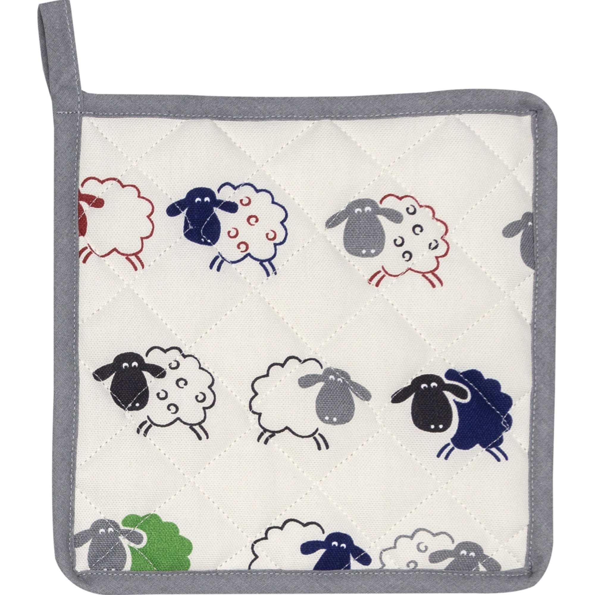 Kracht Topflappen Topflappen "Schäfchen" 2er-Pack, Motiv