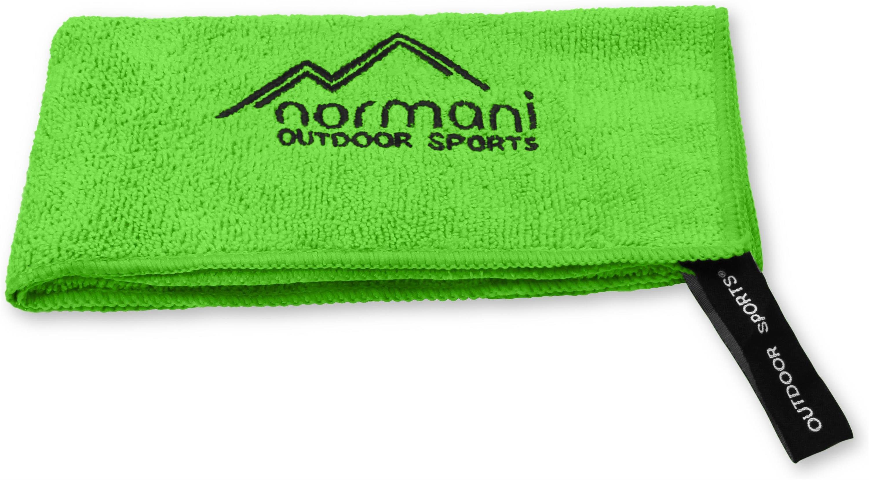 normani Reisehandtuch Mikrofaserhandtuch 40x40 Terry, Microfaser (1-St), Mikrofaserhandtuch mit Aufhänger