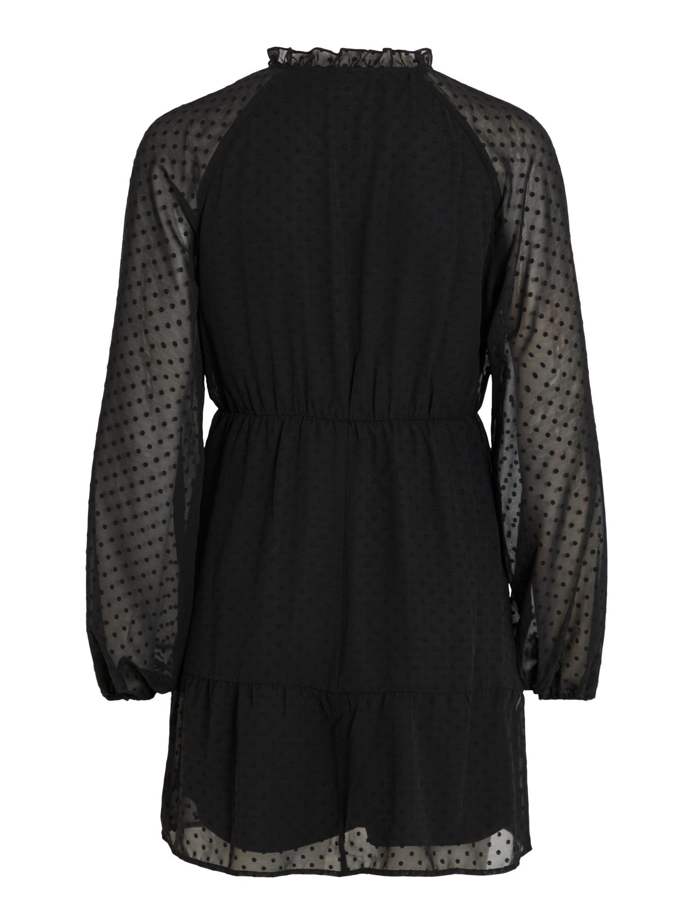 Vila Spitzenkleid Dobby (1-tlg) Rüschen günstig online kaufen