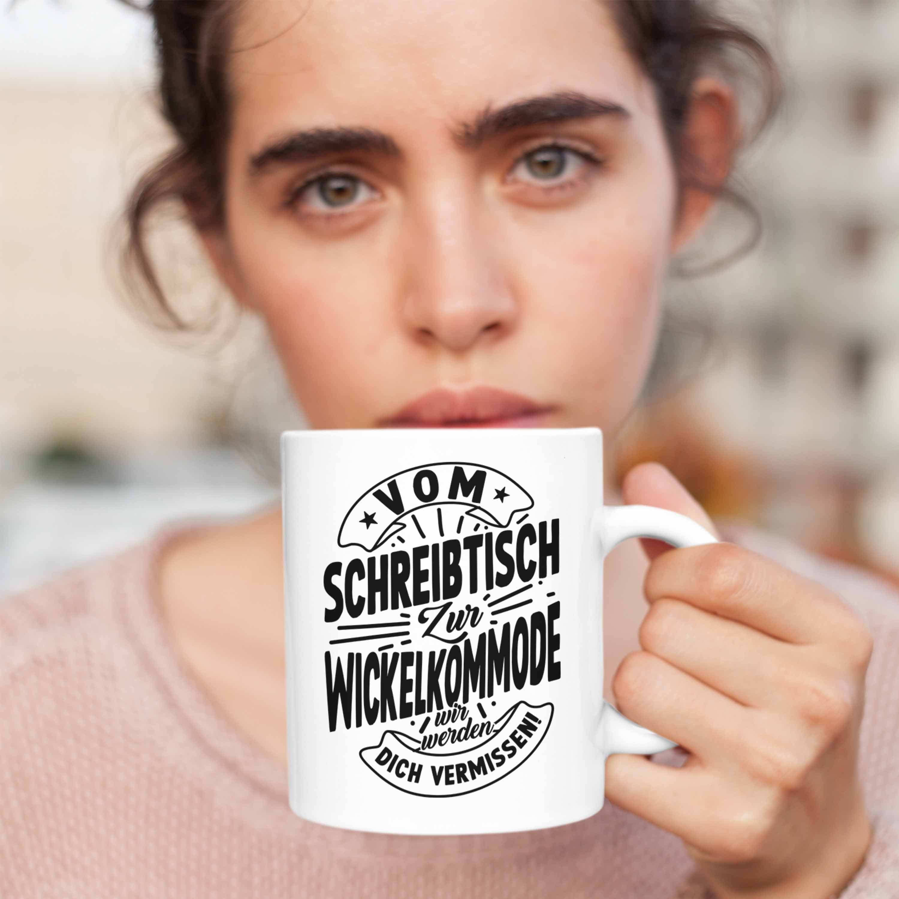 Trendation Kollegi Abschied Weiss Mutterschutz Tasse Mutterschutz Tasse Kaffeetasse Geschenk