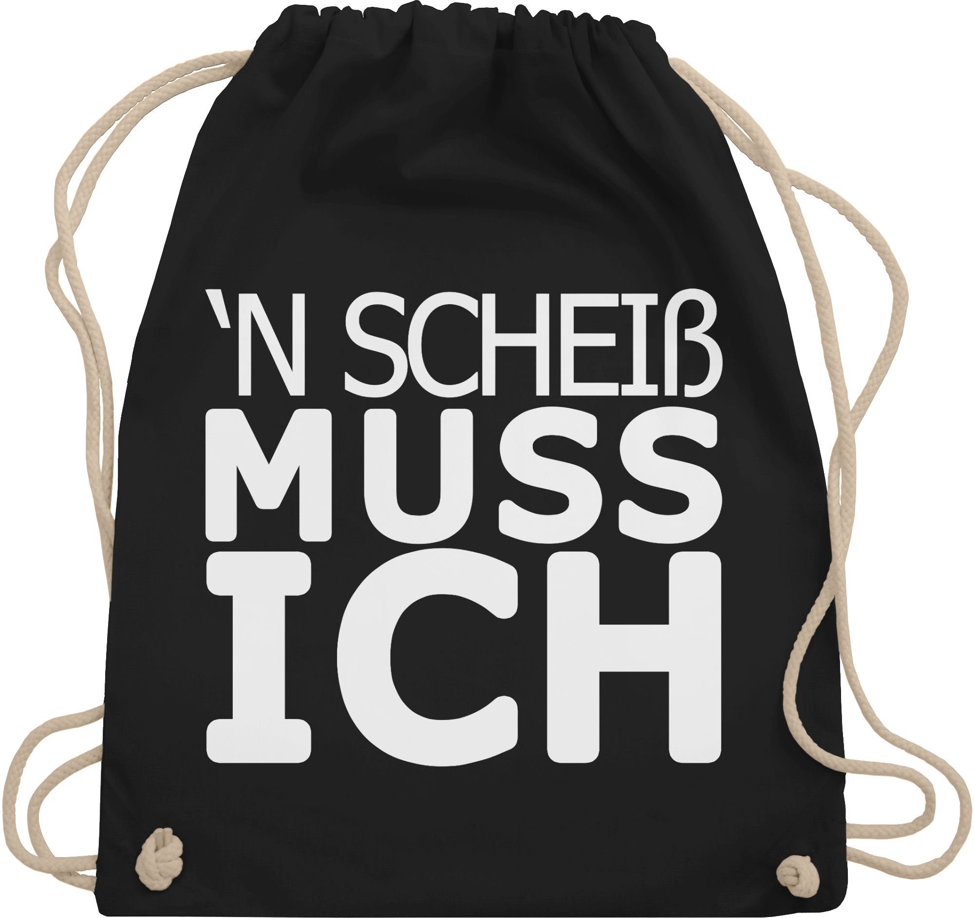 Shirtracer Turnbeutel 'N Scheiß muss ich, günstig online kaufen