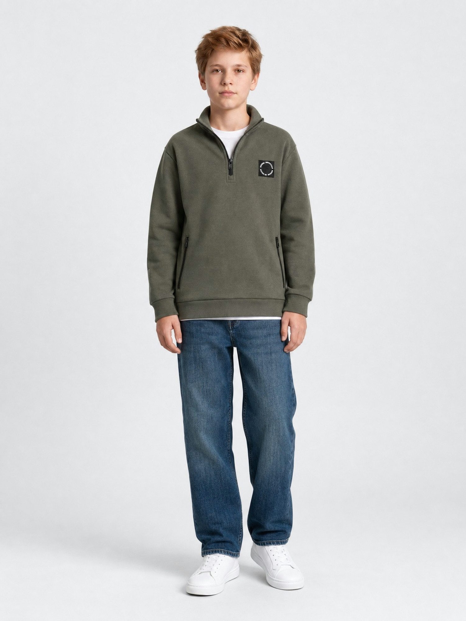 Petrol Industries Sweatshirt Troyer-Sweatshirt Relaxed Fit – Bild 5 von 5