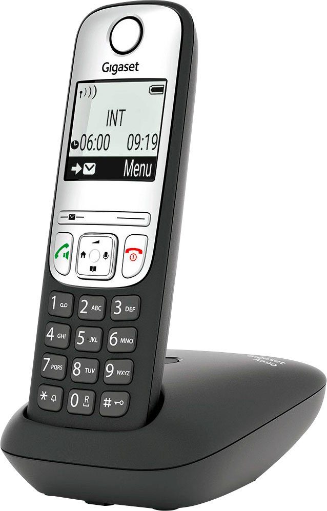 Gigaset A690 Schnurloses DECT-Telefon (Mobilteile: 1) schwarz