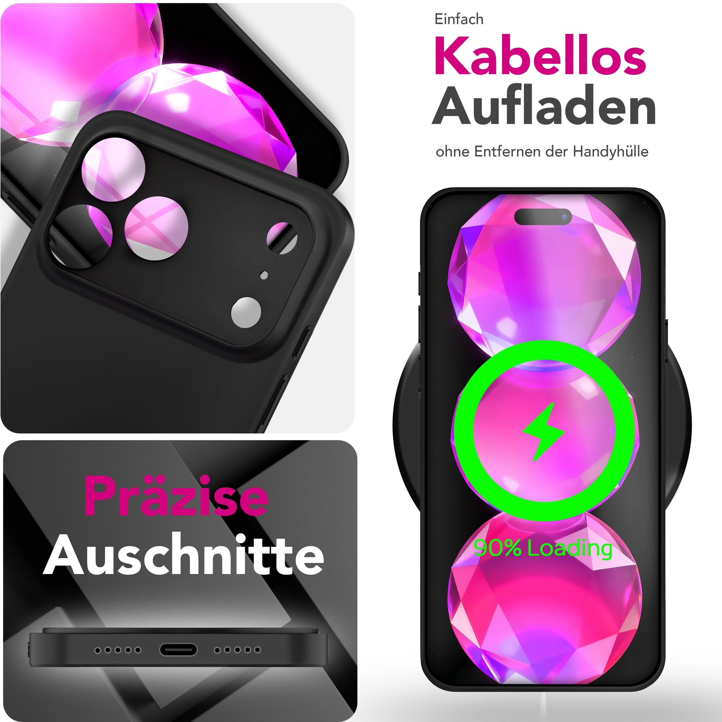 Nalia Smartphone-Hülle Apple iPhone 17 Pro Max 17,5 cm (6,9 Zoll), Extrem Dünn 0,3mm / Ultra Leicht / Mattes Finish / Anti-Fingerprint