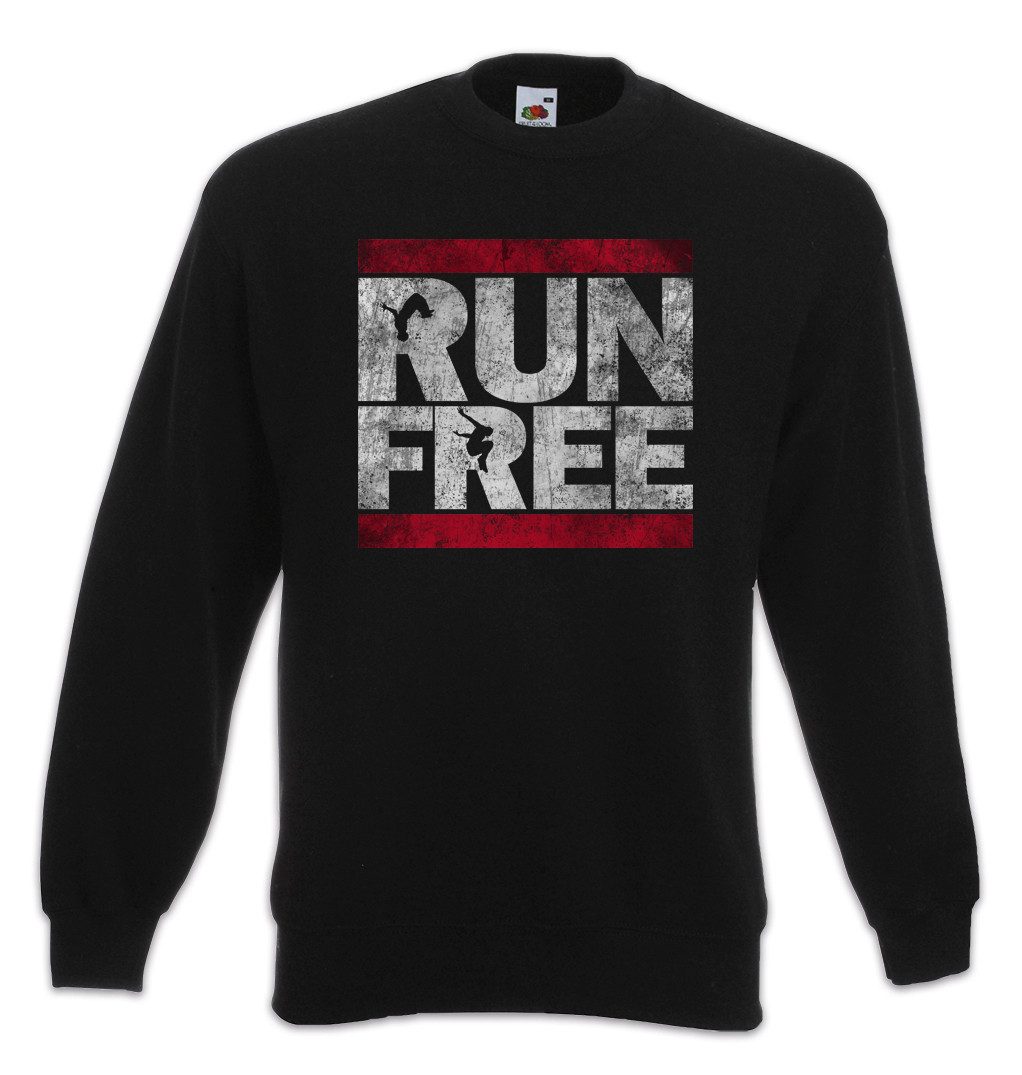 Sweatshirt Run Free Sweatshirt Parcours Parkour Sport Extrem Sports PK Fun