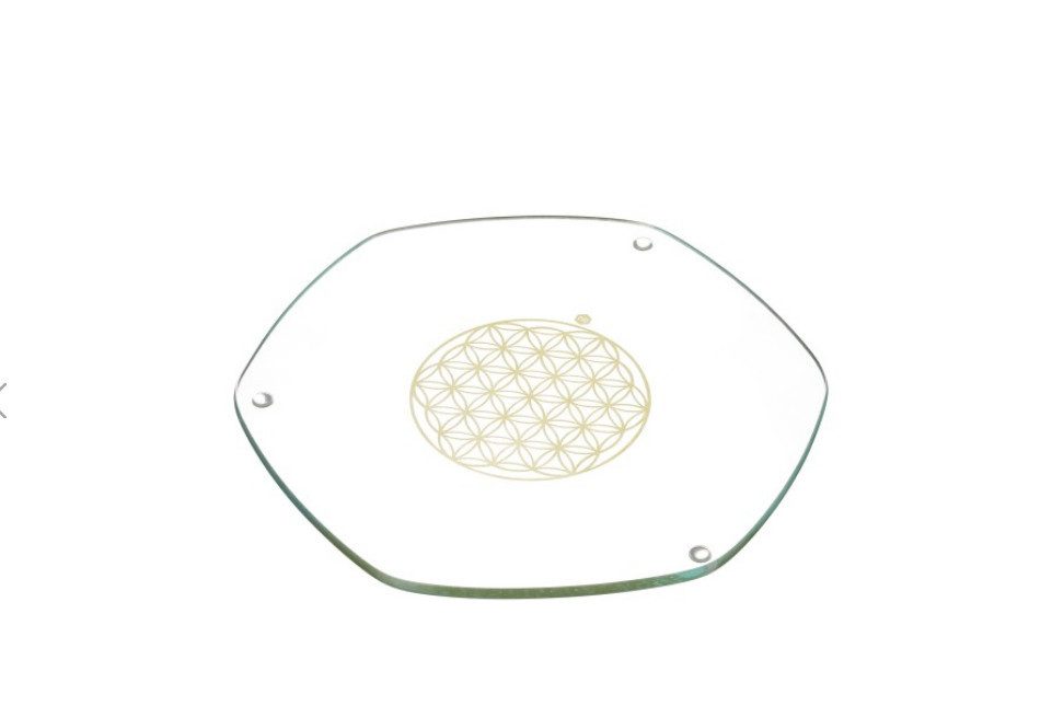 Natures-Design Getränkeuntersetzer Energy Plate gold 22 cm