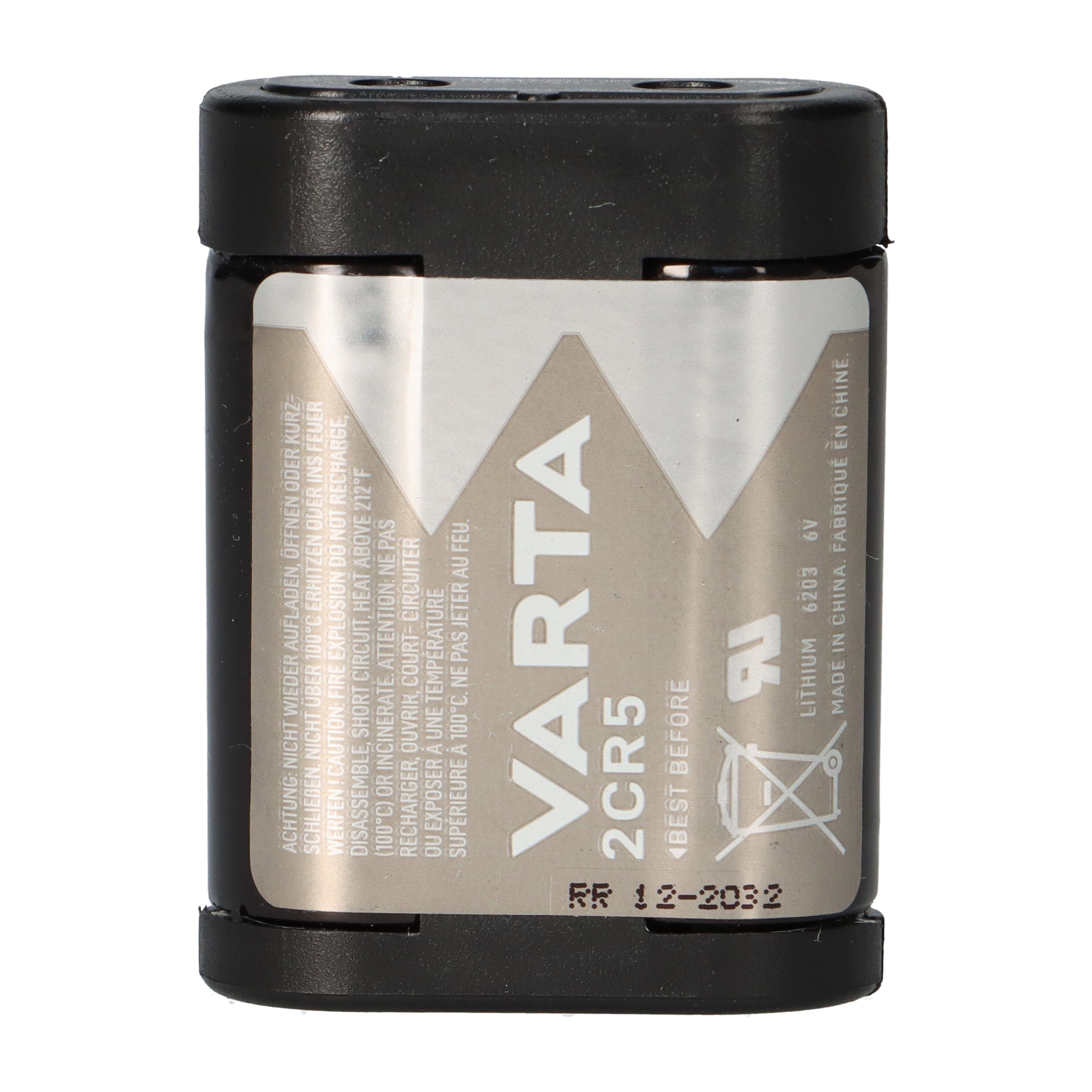 VARTA 2CR5 2CR5M Foto-Batterie Lithium 6V VARTA Professional Batterie