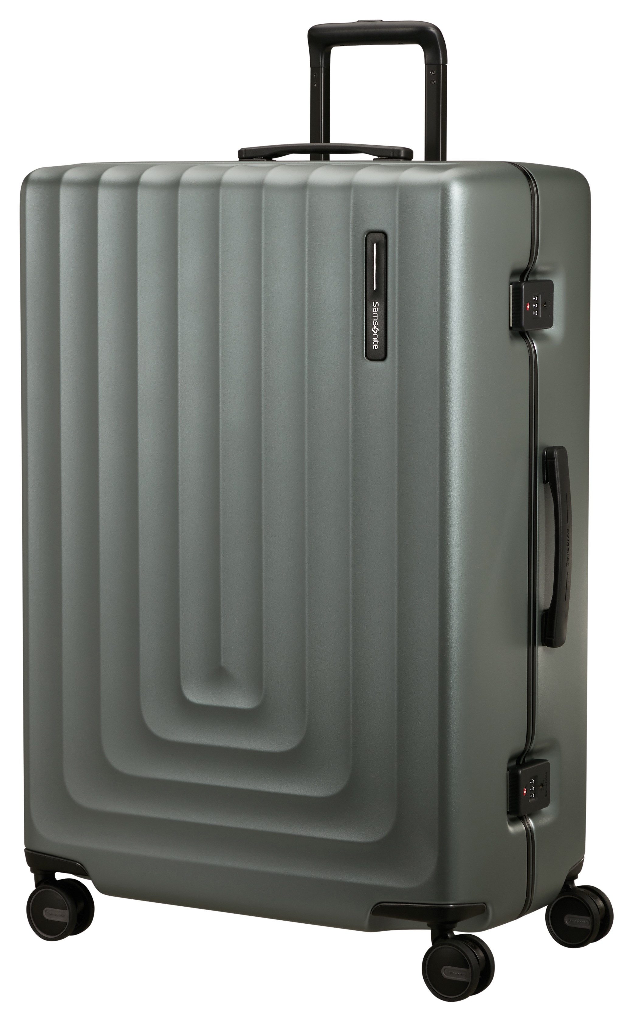 Samsonite Hartschalen-Trolley FOCUS, verschiedene Größen und Farben, 4 Rollen, mit festen Trennwänden und Reißverschlusstaschen