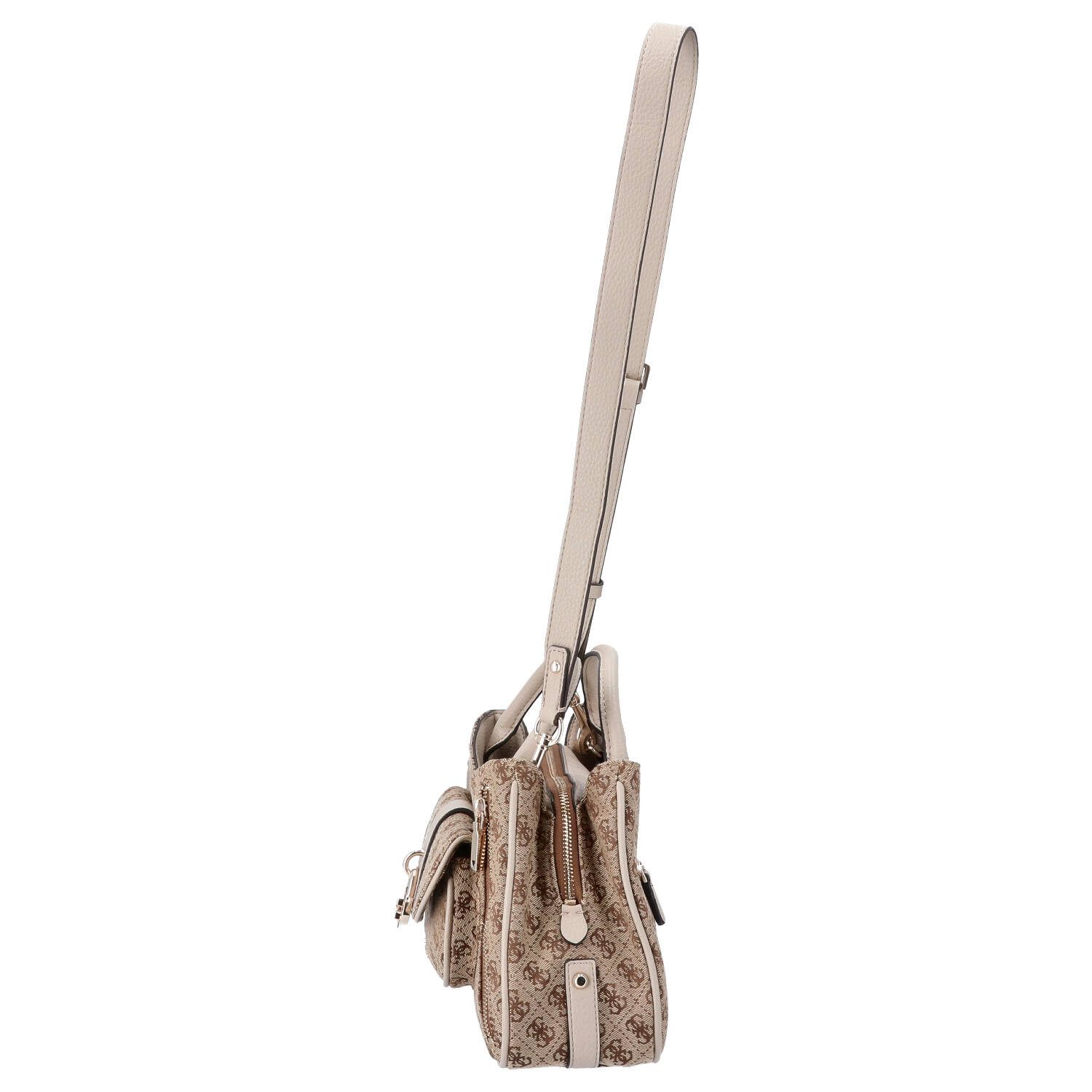 Guess Umhängetasche GUESS Umhängetasche Jessa Girlfriend Latte Logo (1, 1-tlg., 1)