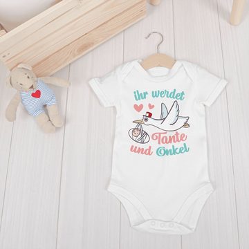 Shirtracer Shirtbody Ihr werdet Tante und Onkel - Uncle Aunt Baby Announcement Zur Geburt