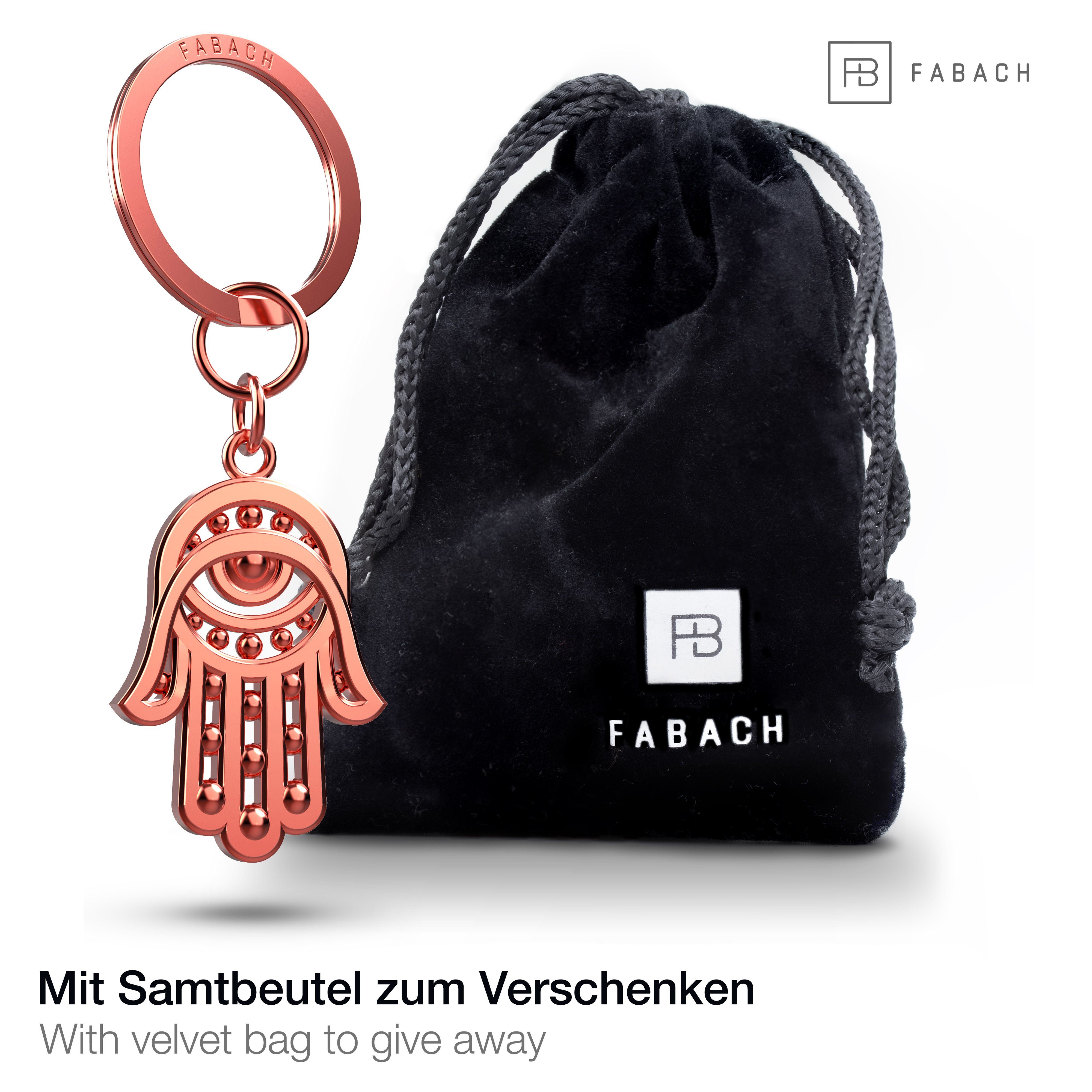 FABACH Schlüsselanhänger Hand der Fatima - Schützende Hand der Fatima - Hamsa Glücksbringer
