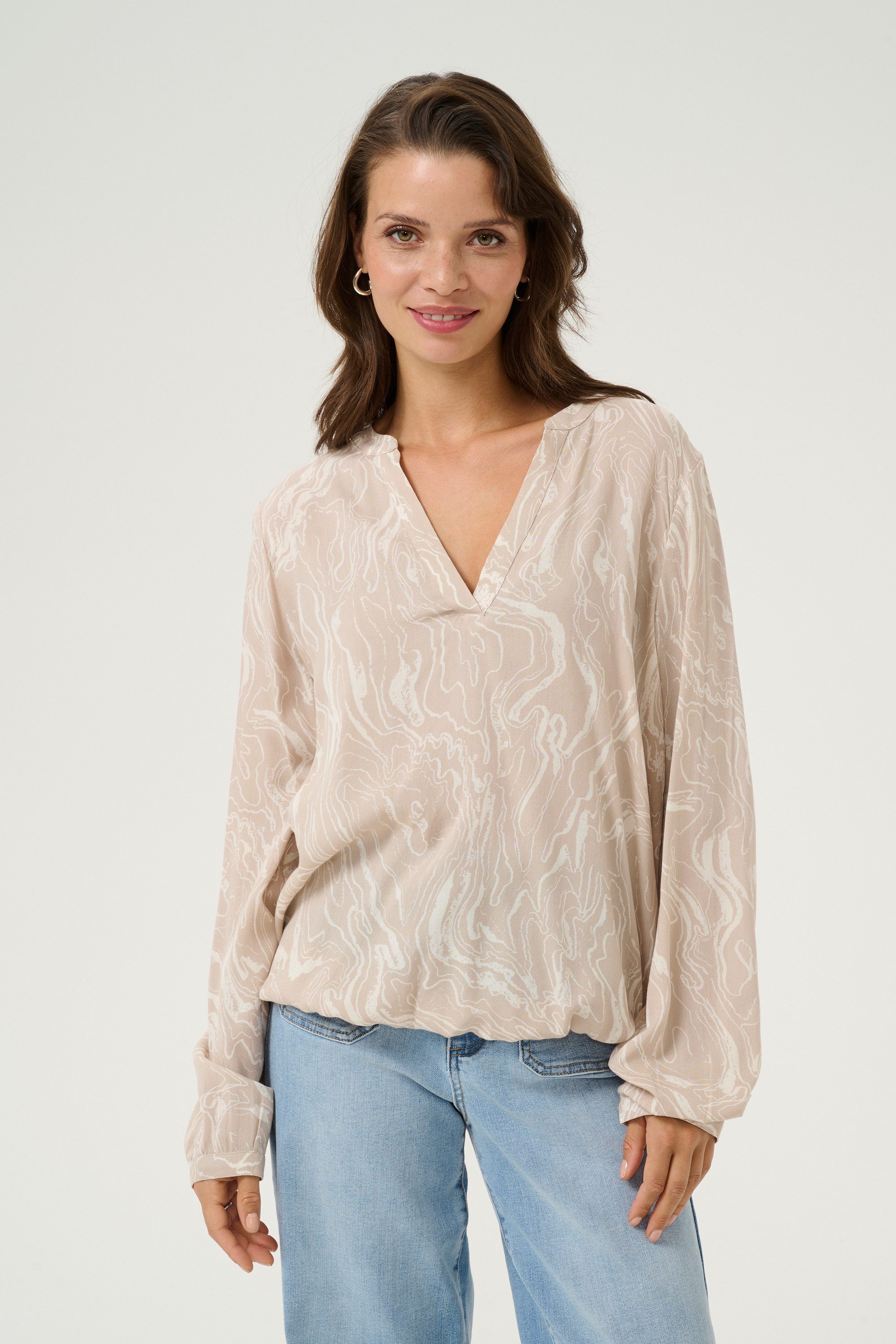 Langarmbluse Bluse langarm KAditte