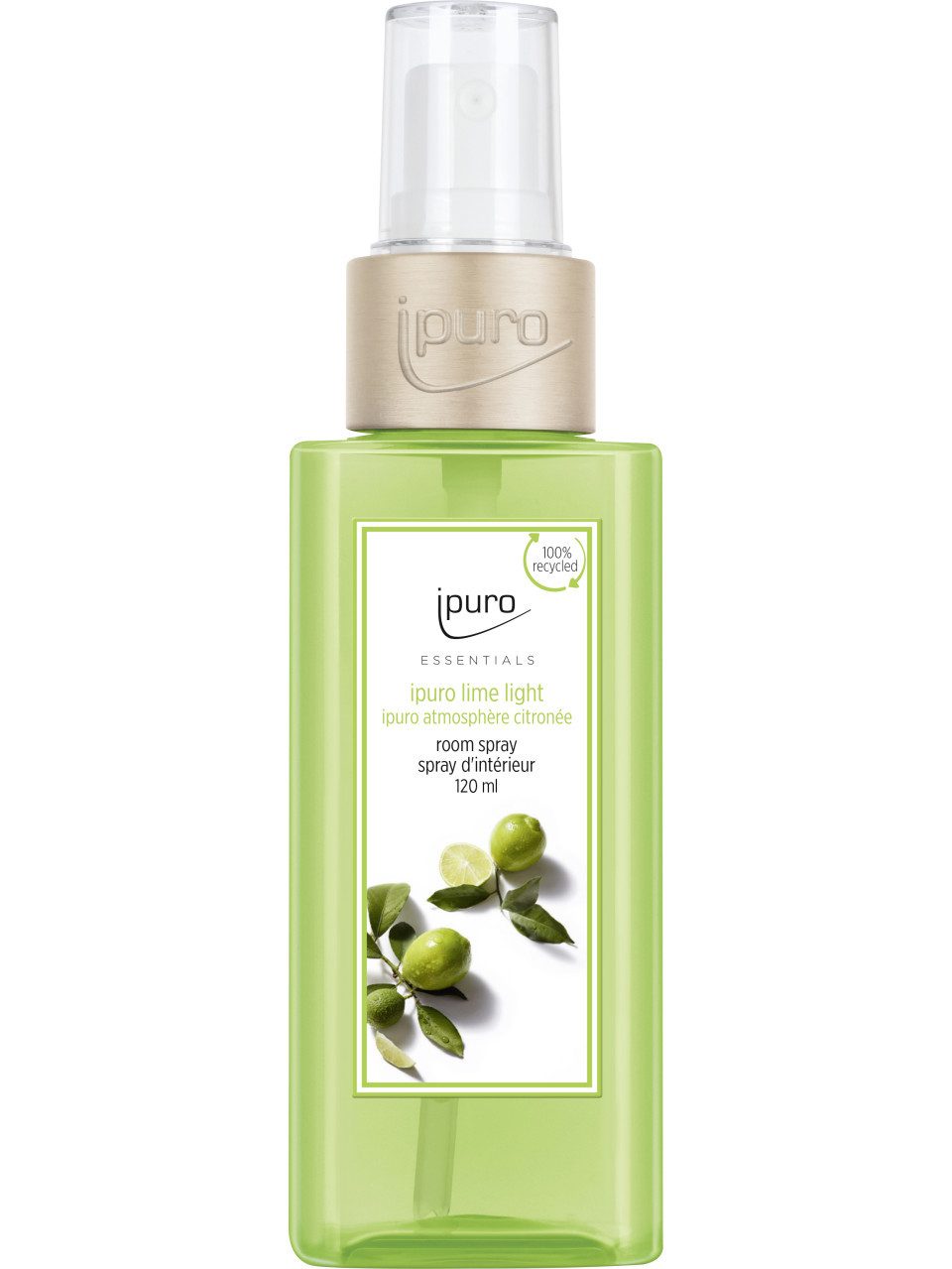 IPURO Raumduft ipuro ESSENTIALS Raumspray Lime Light 120 ml