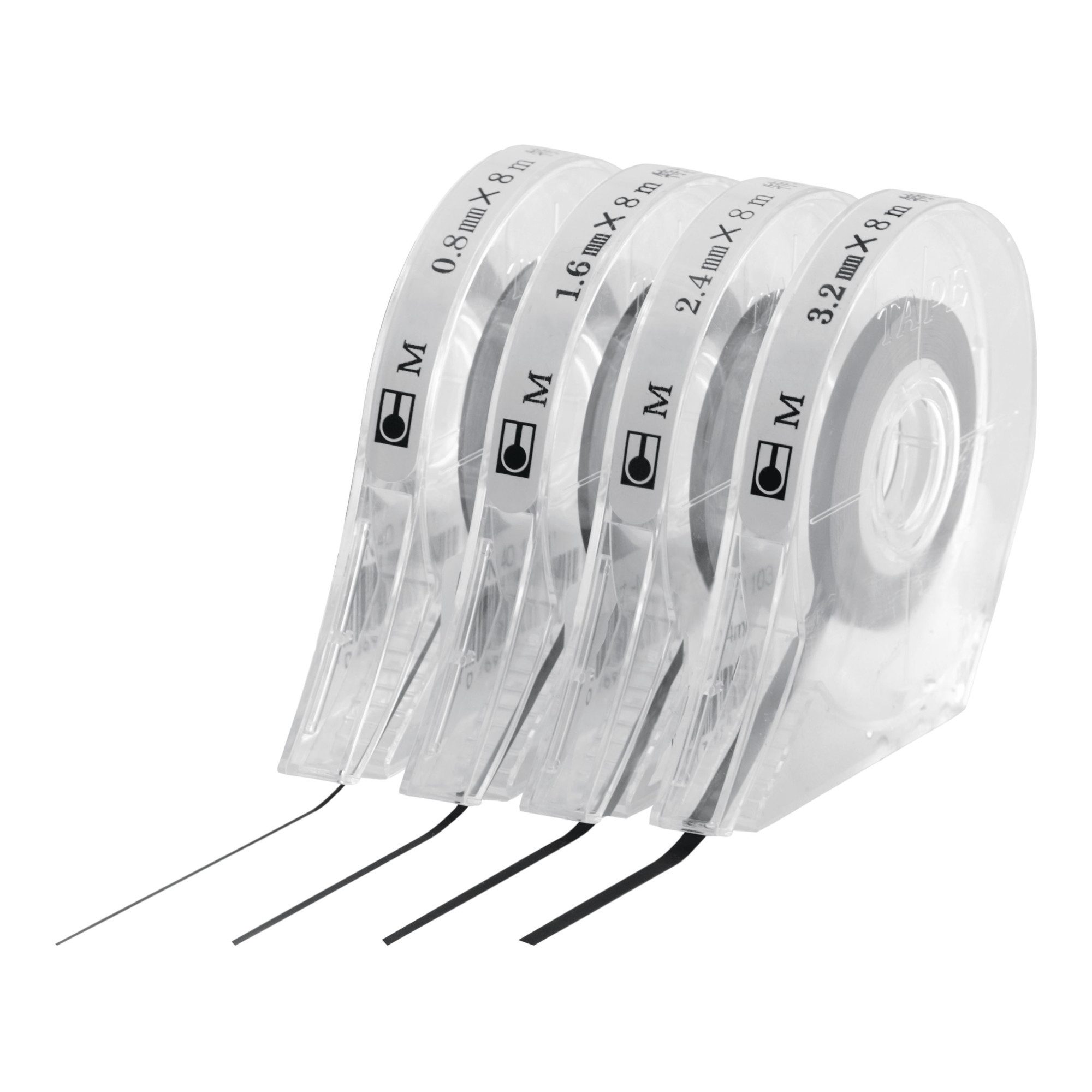 magnetoplan® Werkstatt-Set Magnetoplan Zeichenband 8 m, schwarz, 3,2 mm
