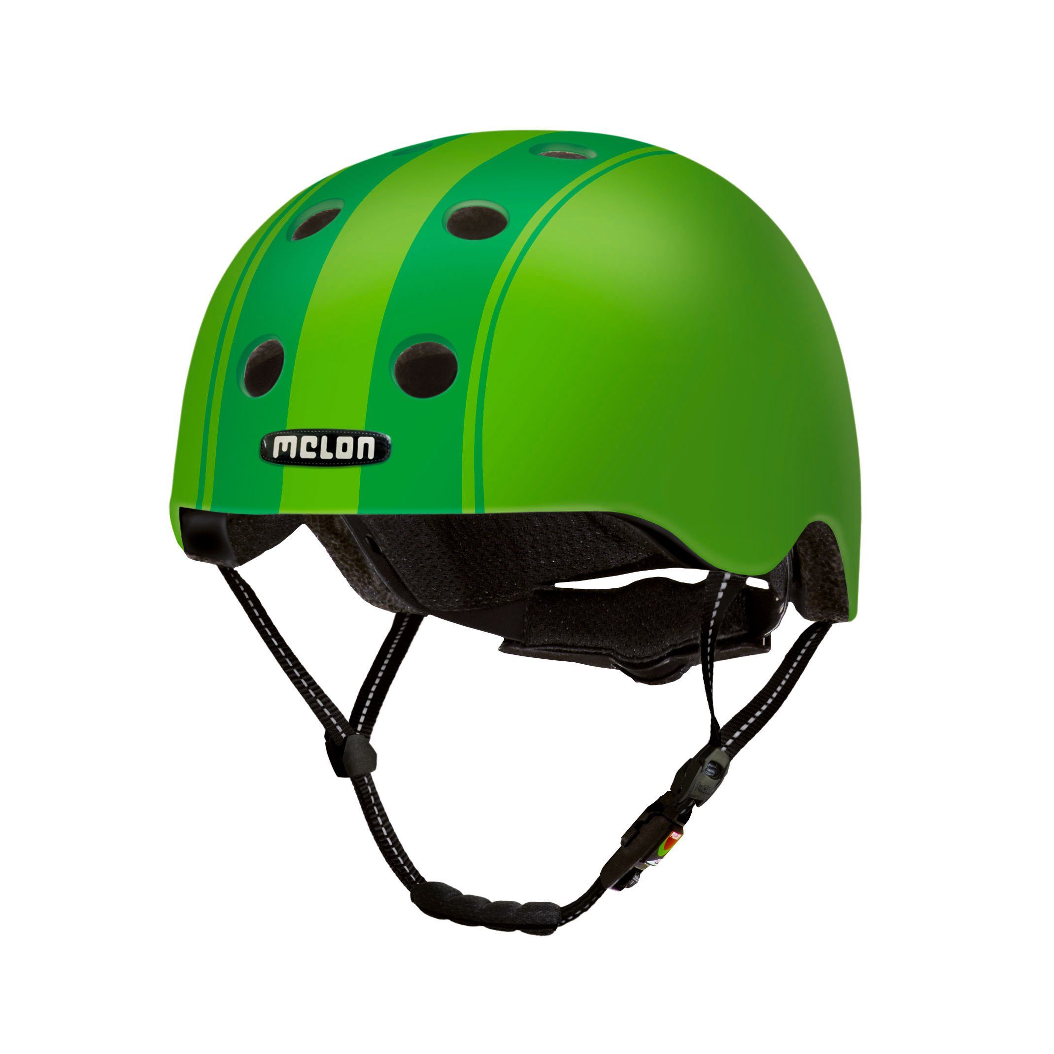 Melon Fahrradhelm Decent Double Green (matte), super leicht, Magnetverschluss, größenverstellbar, mehr als 50 Designs