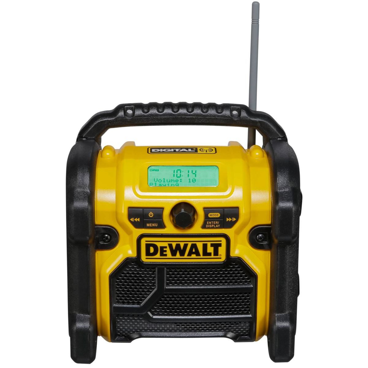 DeWalt DCR020-QW XR Li-Ion Kompakt-Radio mit DAB+ Baustellenradio