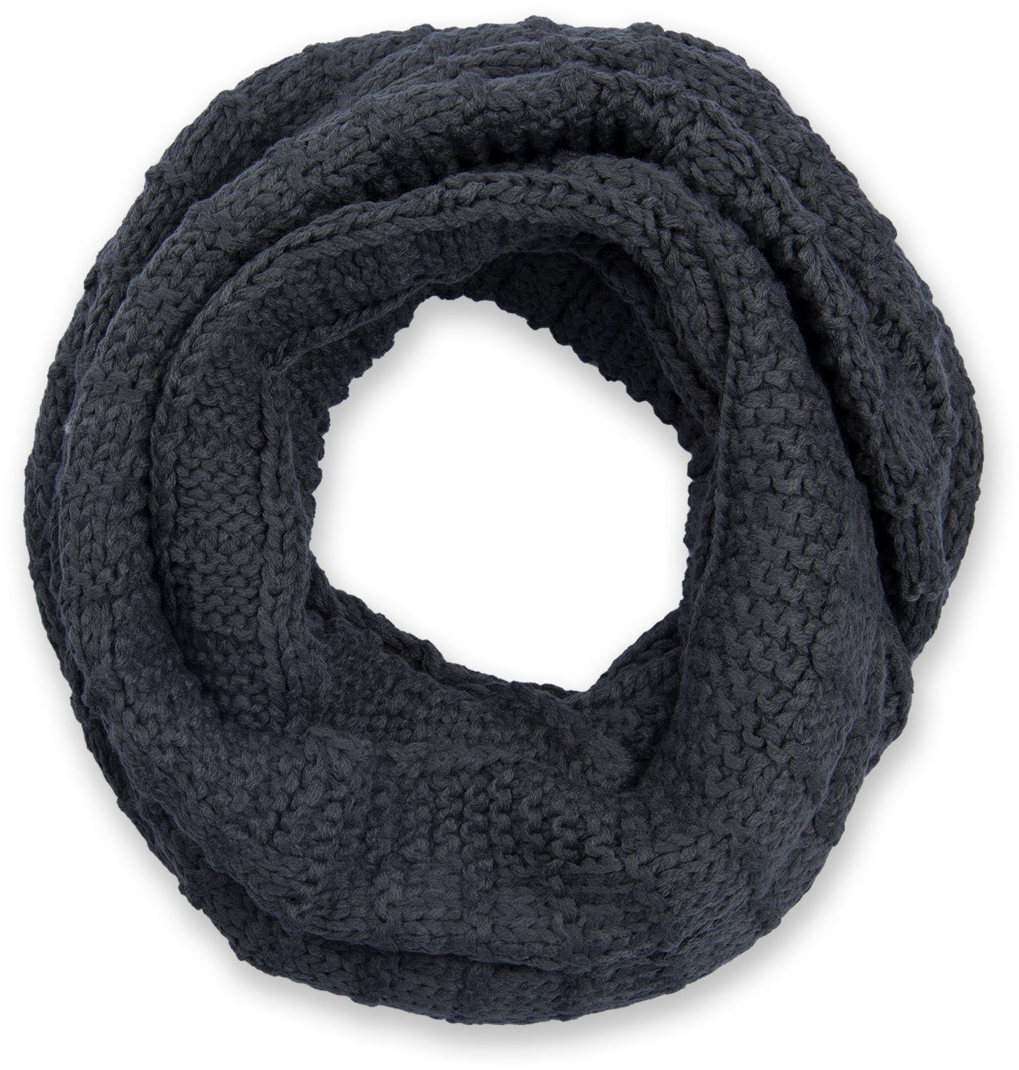styleBREAKER Strickschal Strick Loop mit Karomuster, (1-St)