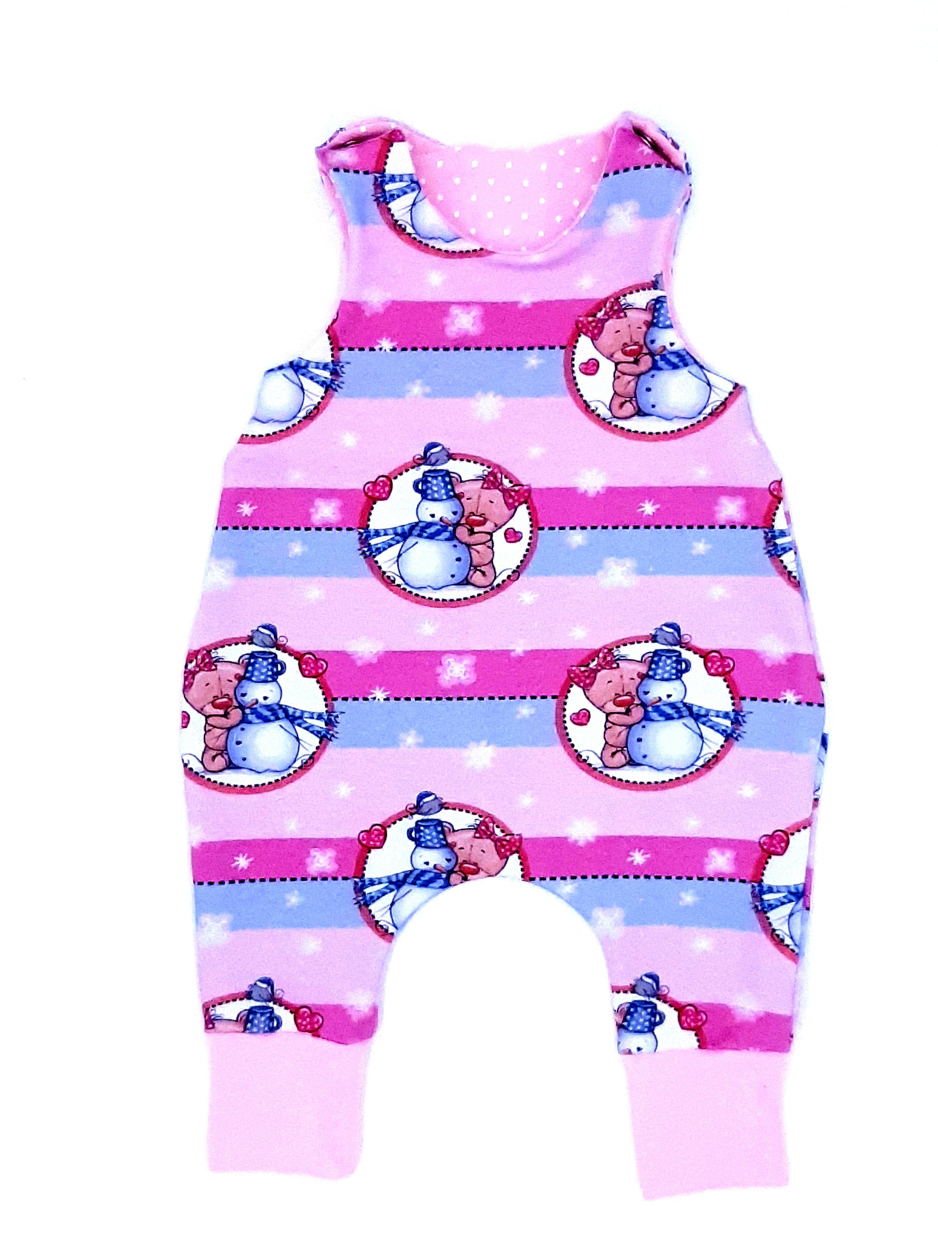 Land-Juwelen Strampler SCHNEEMANN ROSA Strampler