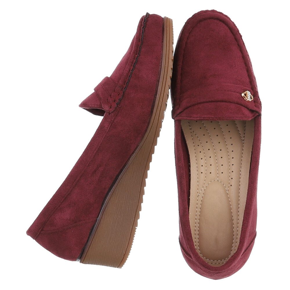 Ital-Design Eleganter Damen Slipper mit Wedge-Sohle und Details Slipper (90 günstig online kaufen