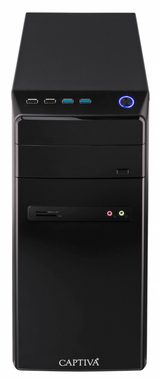 CAPTIVA B5A 21V1 Business-PC (AMD Ryzen 5 Pro 4650G, Radeon Vega 7, 16 GB RAM, 1000 GB HDD, 480 GB SSD, Luftkühlung)