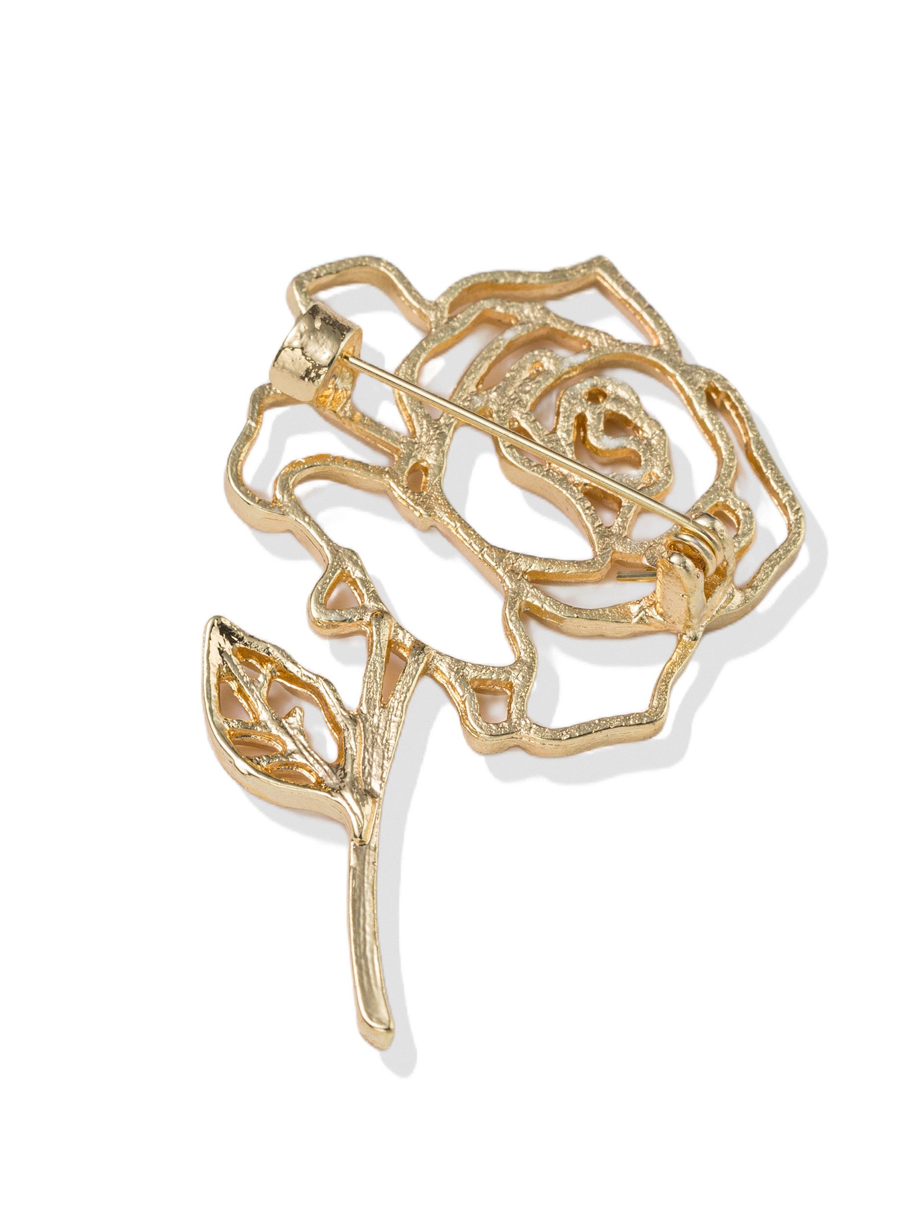 Aniston JEWELRY & WATCHES Brosche Schmuck Geschenk Messing Ansteckschmuck Rose