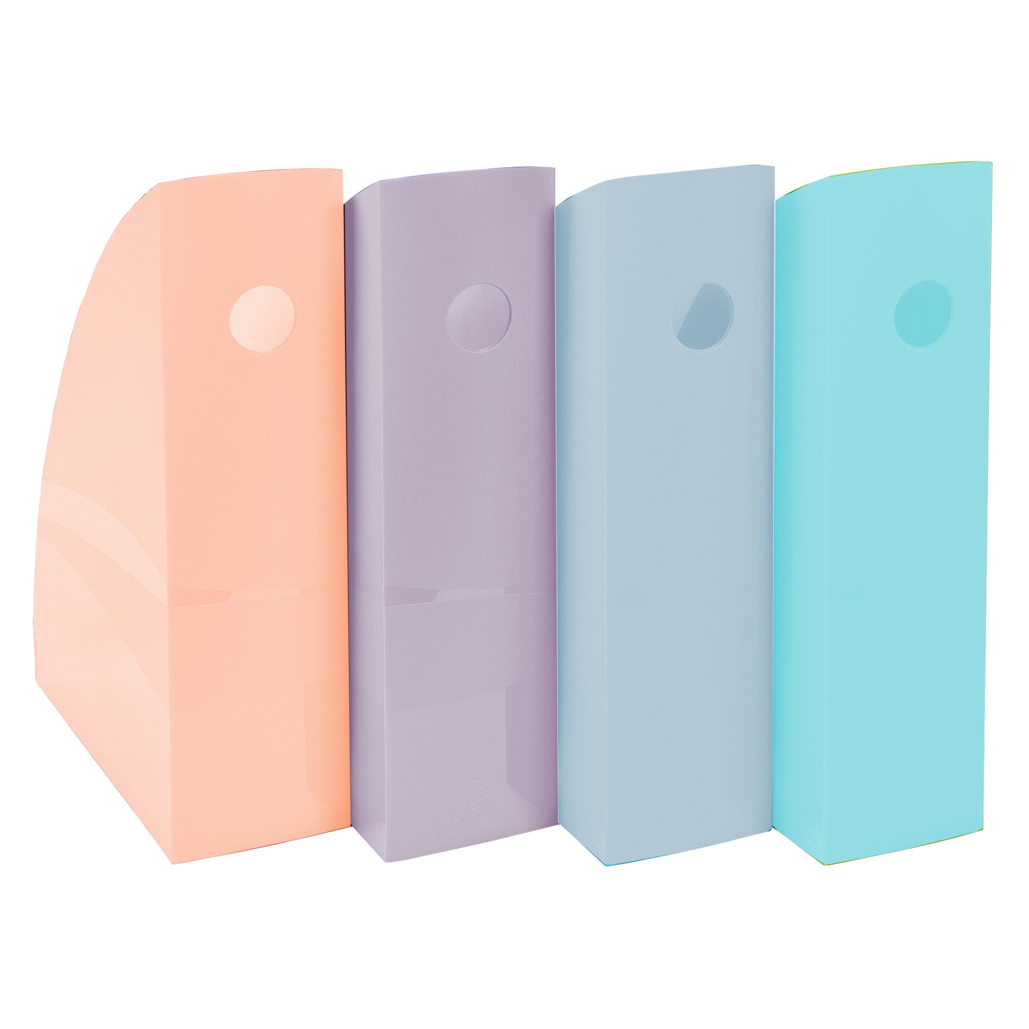 EXACOMPTA Stehsammler Stehsammler Magcube 18296 SETD aquarel sortiert 4 Stück