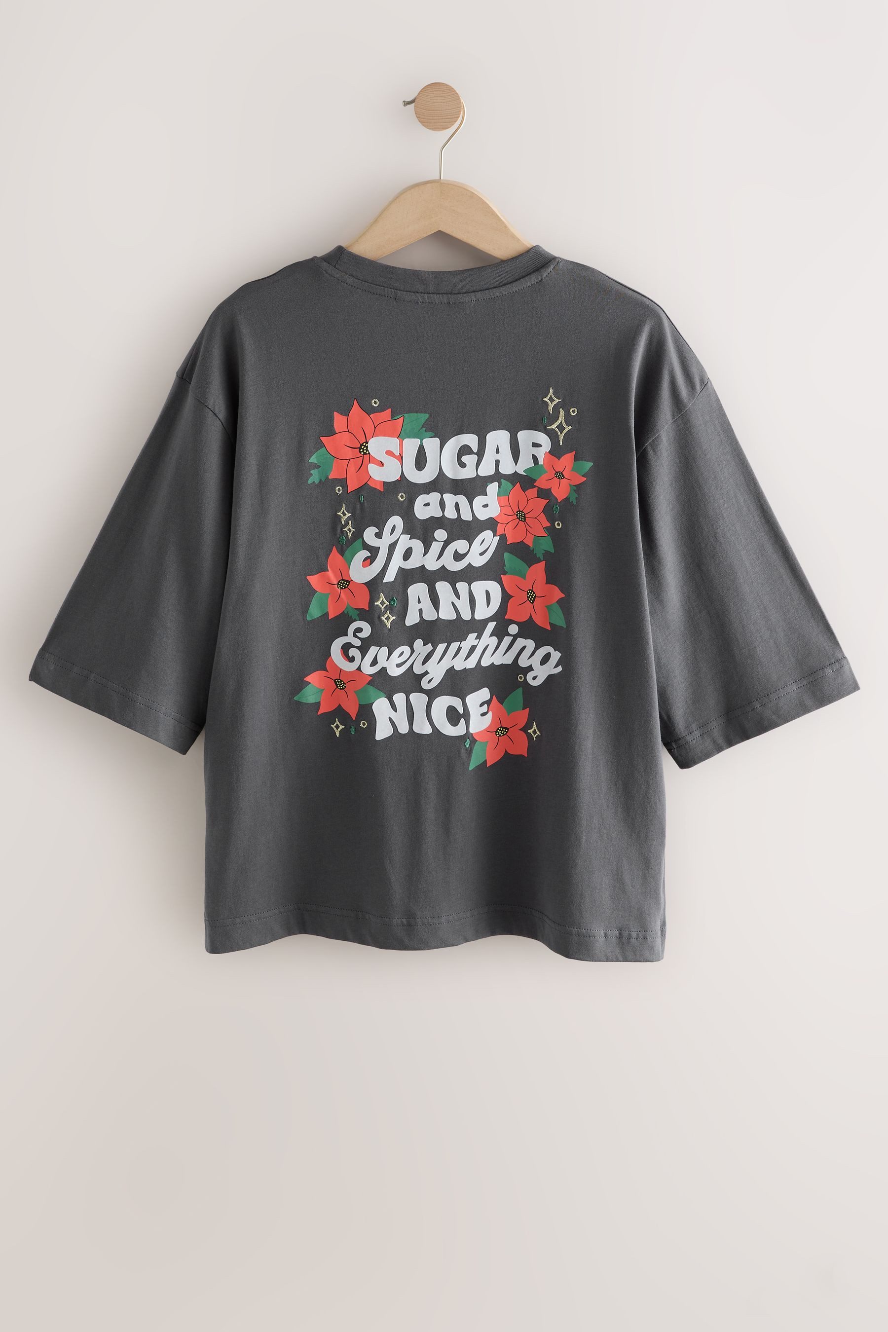 Next T-Shirt Kurzärmeliges T-Shirt, Sugar and Spice (1-tlg) günstig online kaufen