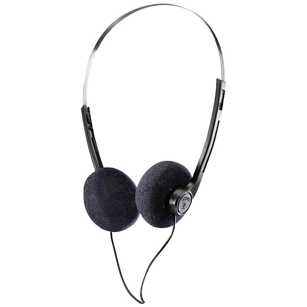 Hama Hama Slight Computer On Ear Kopfhörer kabelgebunden Stereo Schwarz/Si Kopfhörer