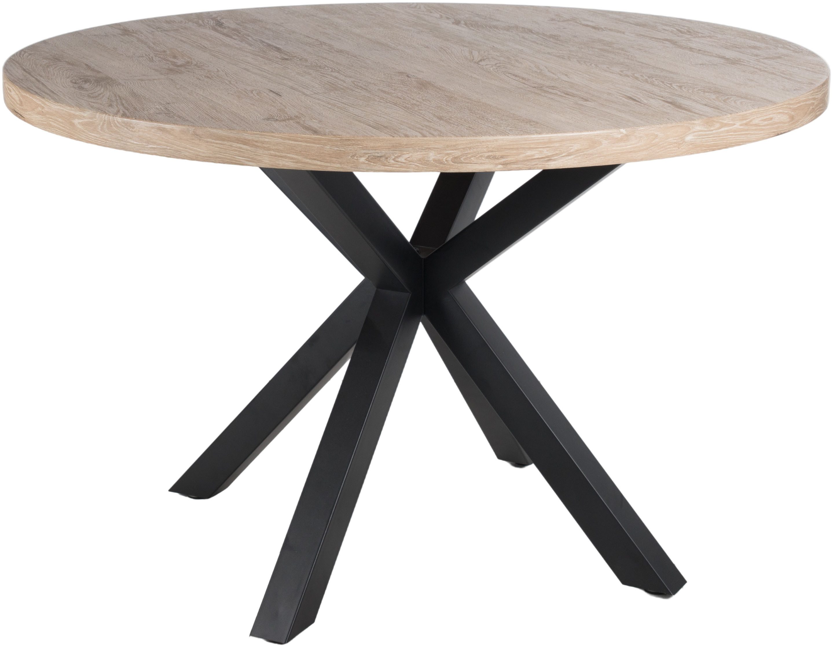 Duo Collection Essgruppe Esszimmergruppe Damira & Iris, (Set, 5-tlg., 5-tlg), Ø 120 cm, massives Metallgestell, bis 100 kg belastbar