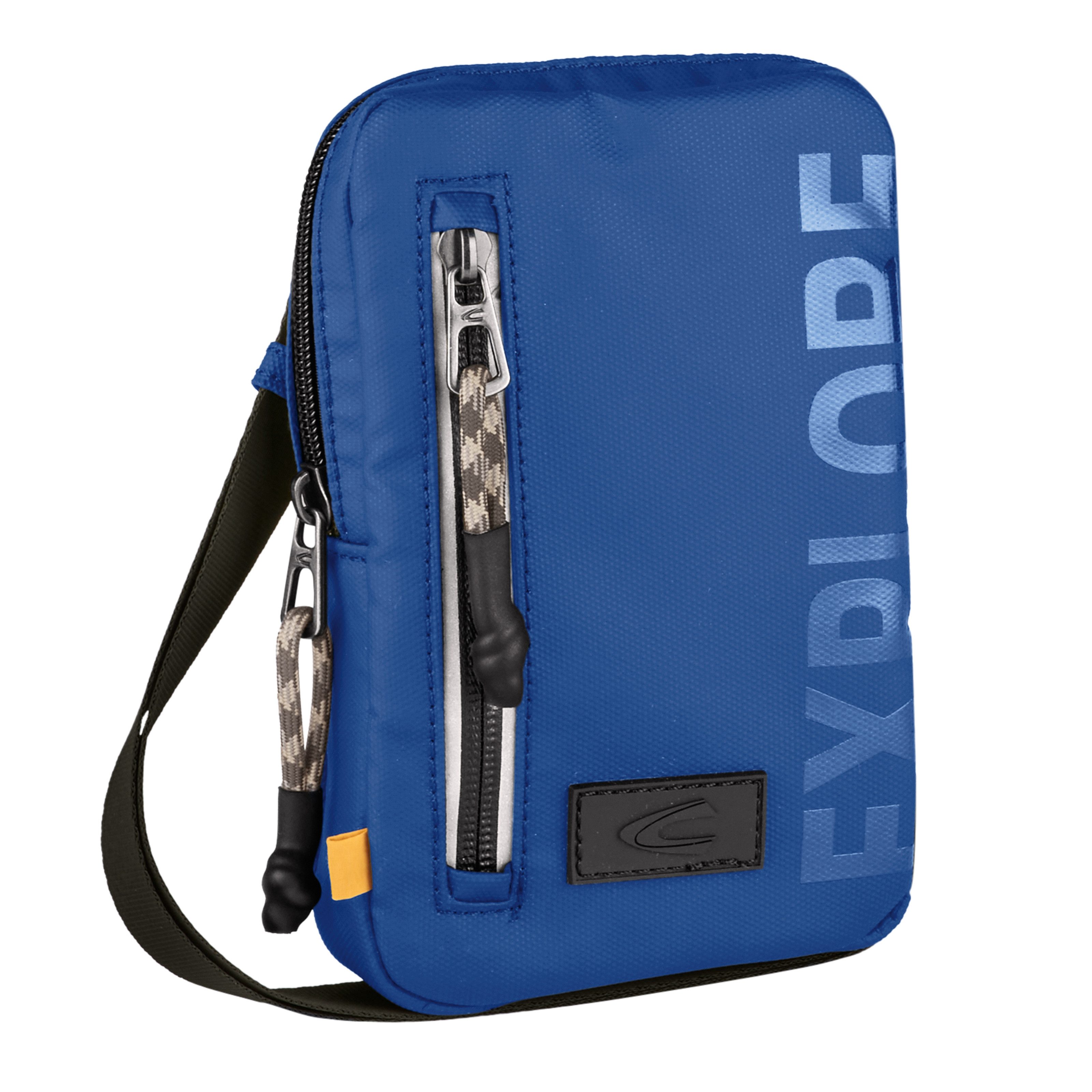 camel active Handytasche Explore, wasserabweisendes recyceltes Nylon und reflektierende Reißverschlüsse