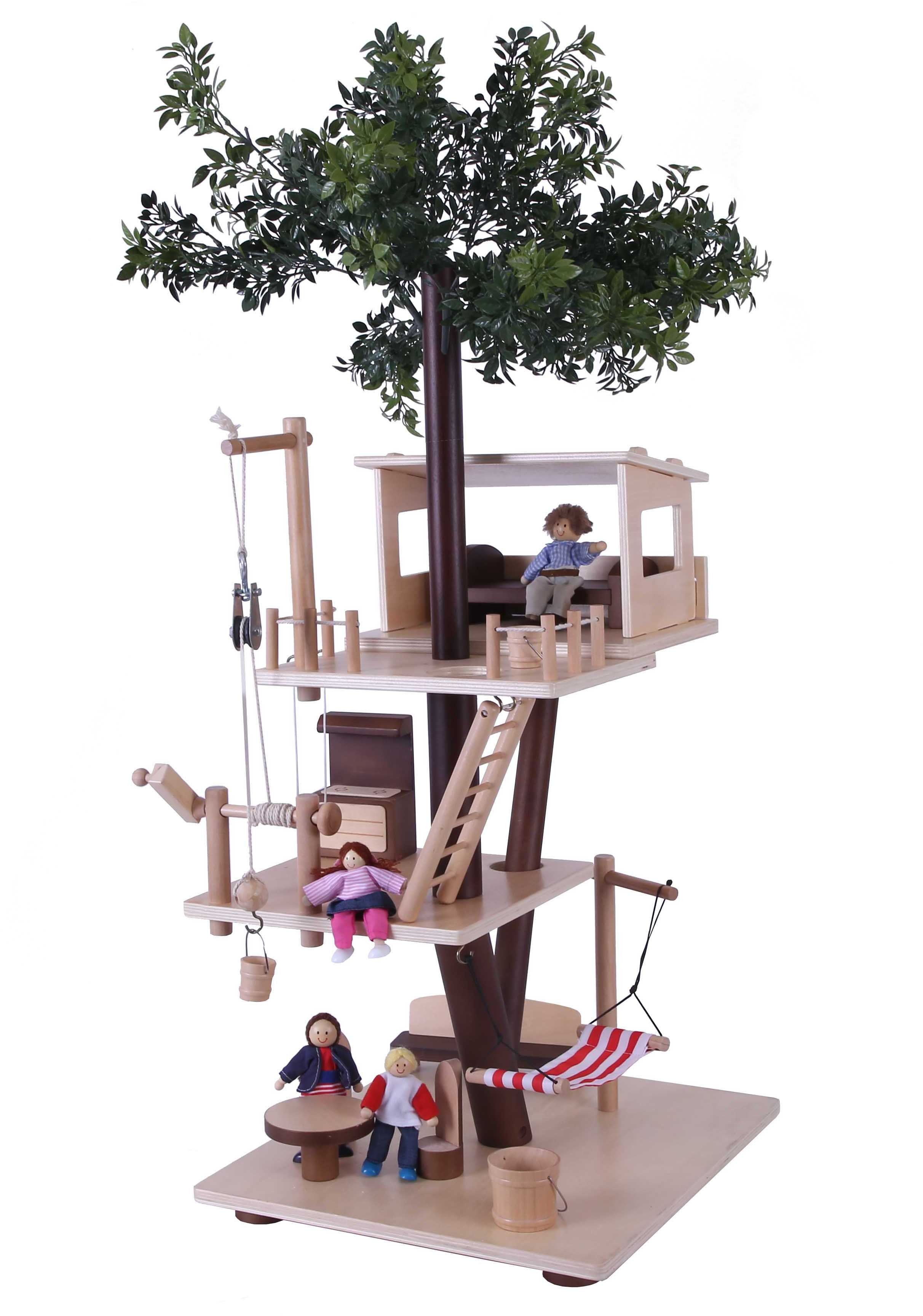 Image of EverEarth® Puppenhaus »Baumhaus«, FSC®-Holz aus gewissenhaft bewirtschafteten Wäldern